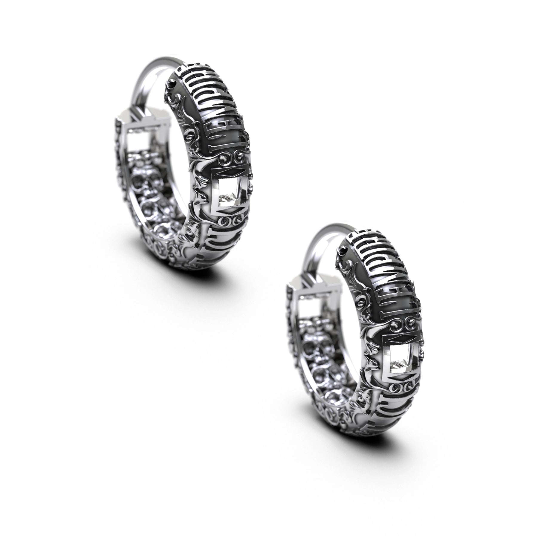 CATACOMB HOOP EARRING