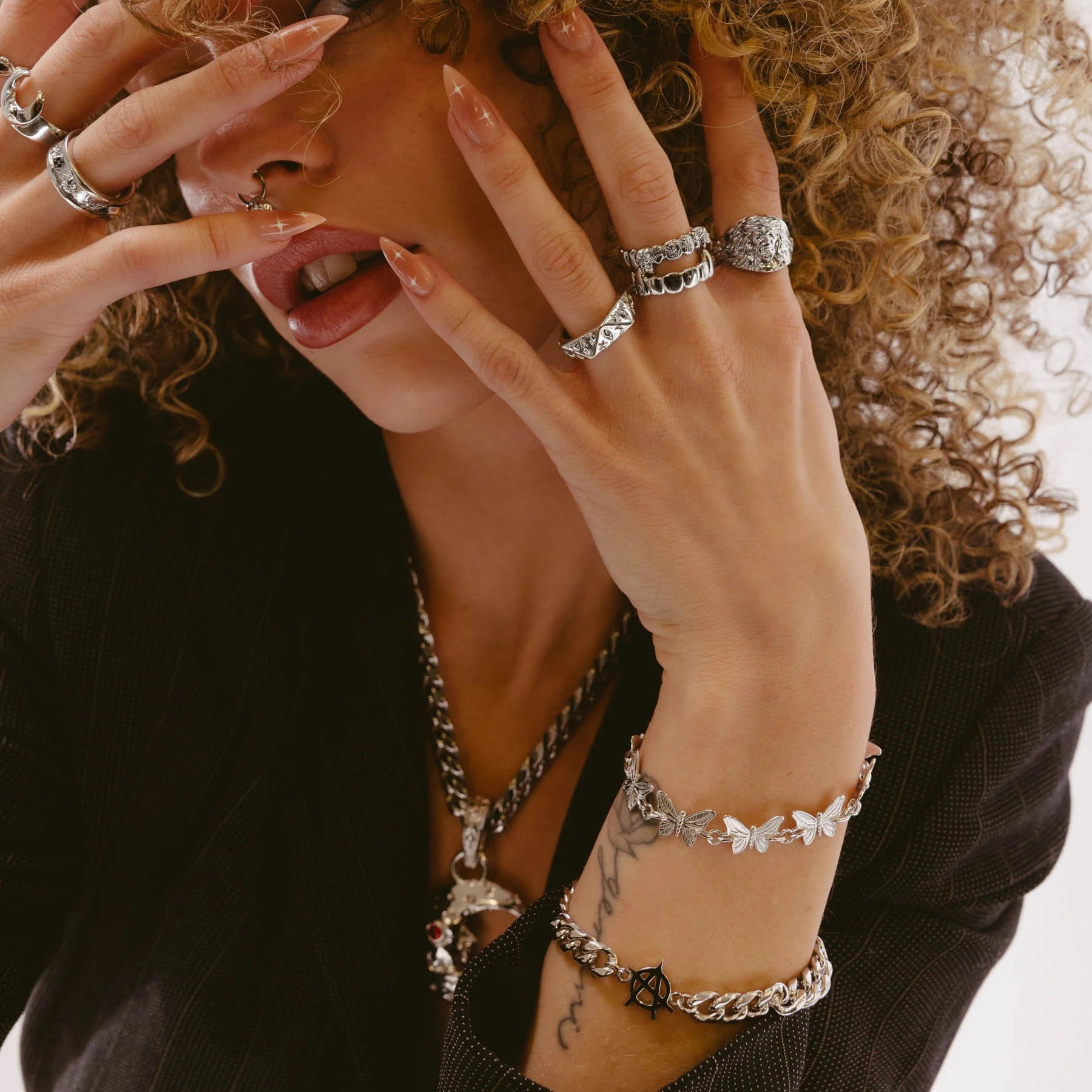 ANARCHY CUBAN BRACELET - Hard Jewelry™