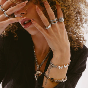 ANARCHY CUBAN BRACELET - Hard Jewelry™