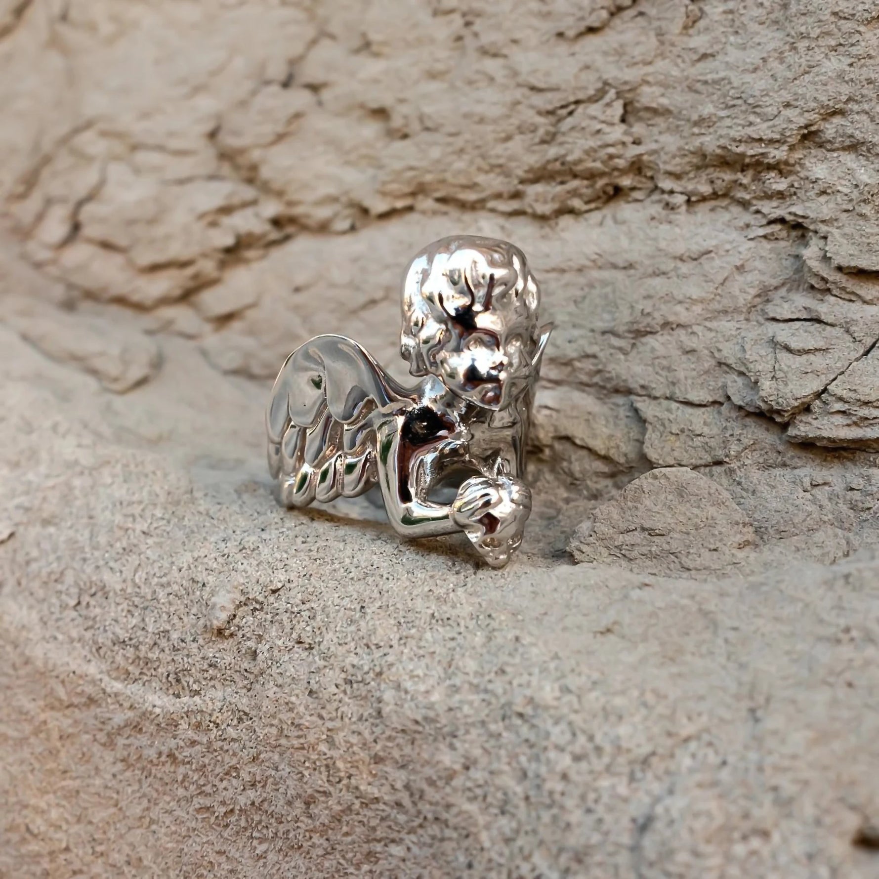 ANGEL OF DEATH RING - Hard Jewelry™