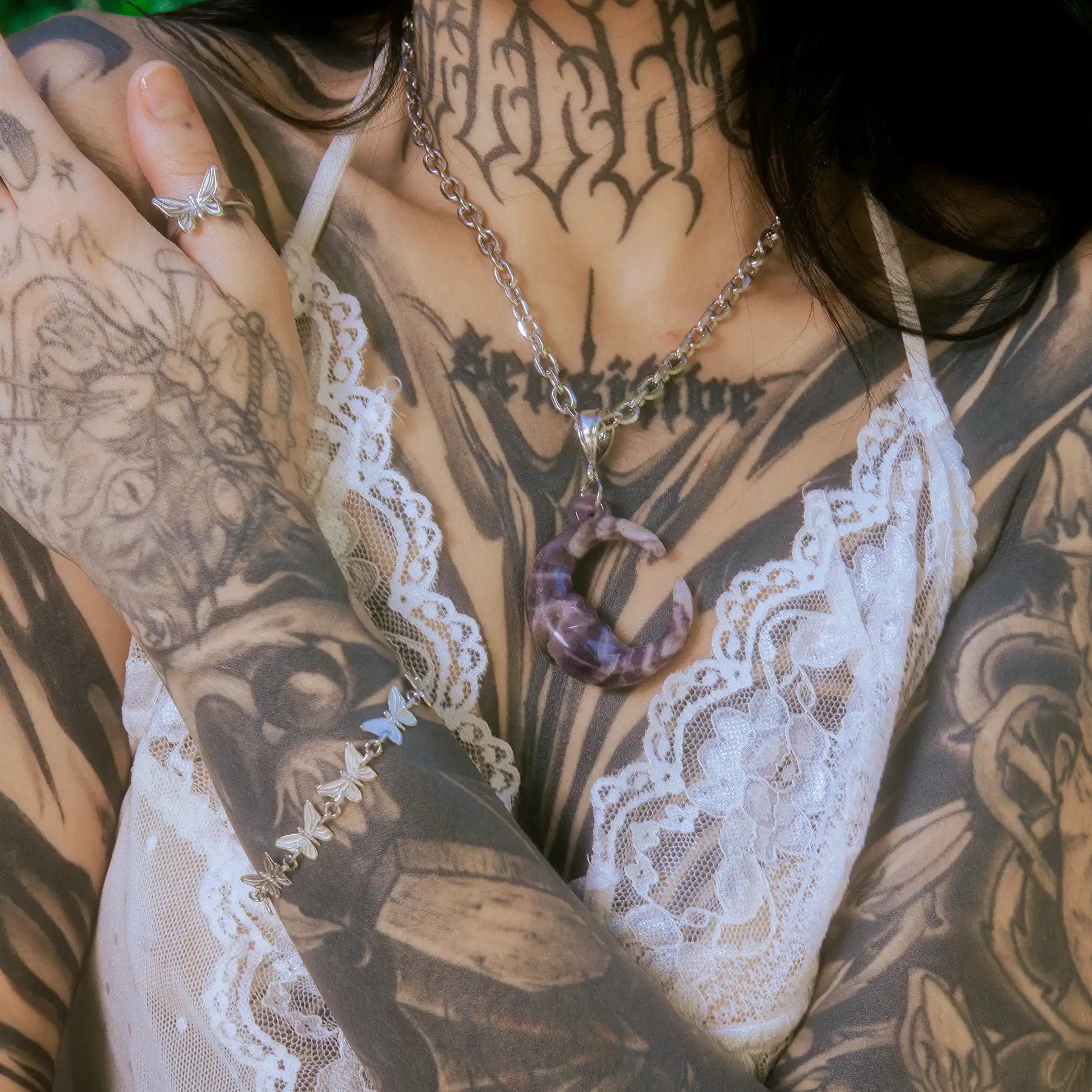 LUNA CRYSTAL PENDANT - Hard Jewelry™