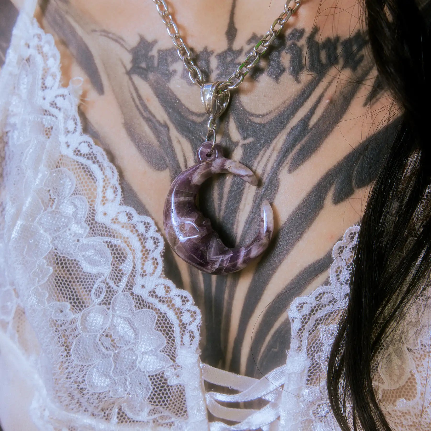 LUNA CRYSTAL PENDANT - Hard Jewelry™