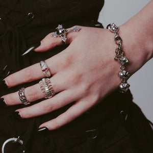 10 STAGES OF ADDICTION BRACELET - Hard Jewelry™