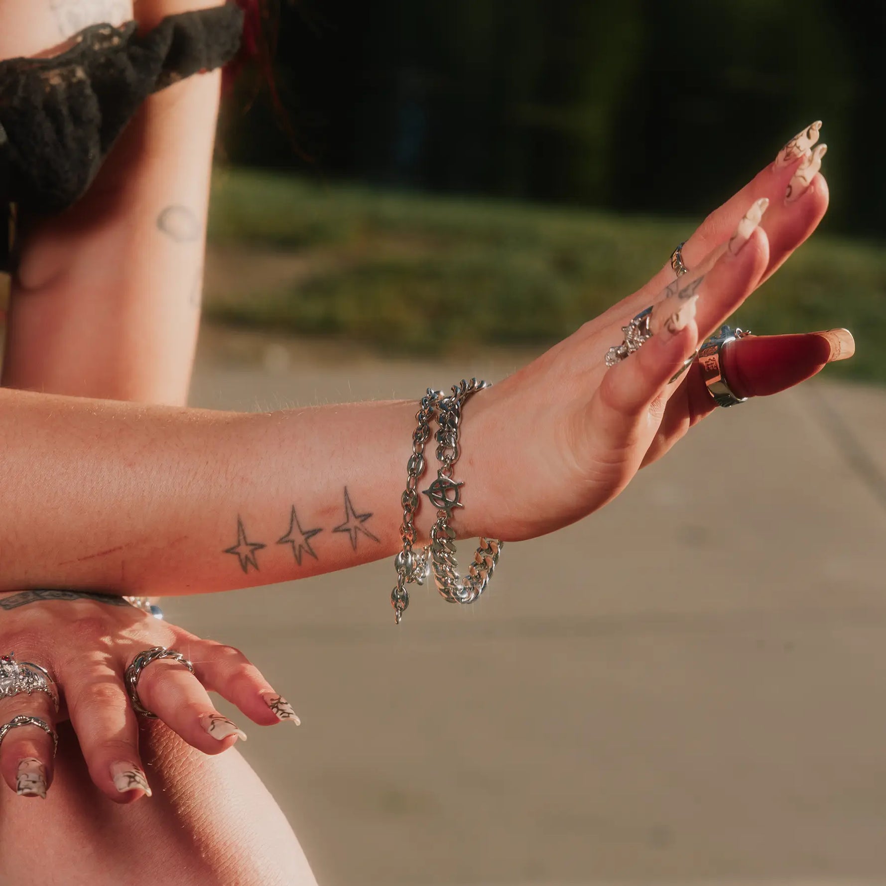 ANARCHY CUBAN BRACELET - Hard Jewelry™