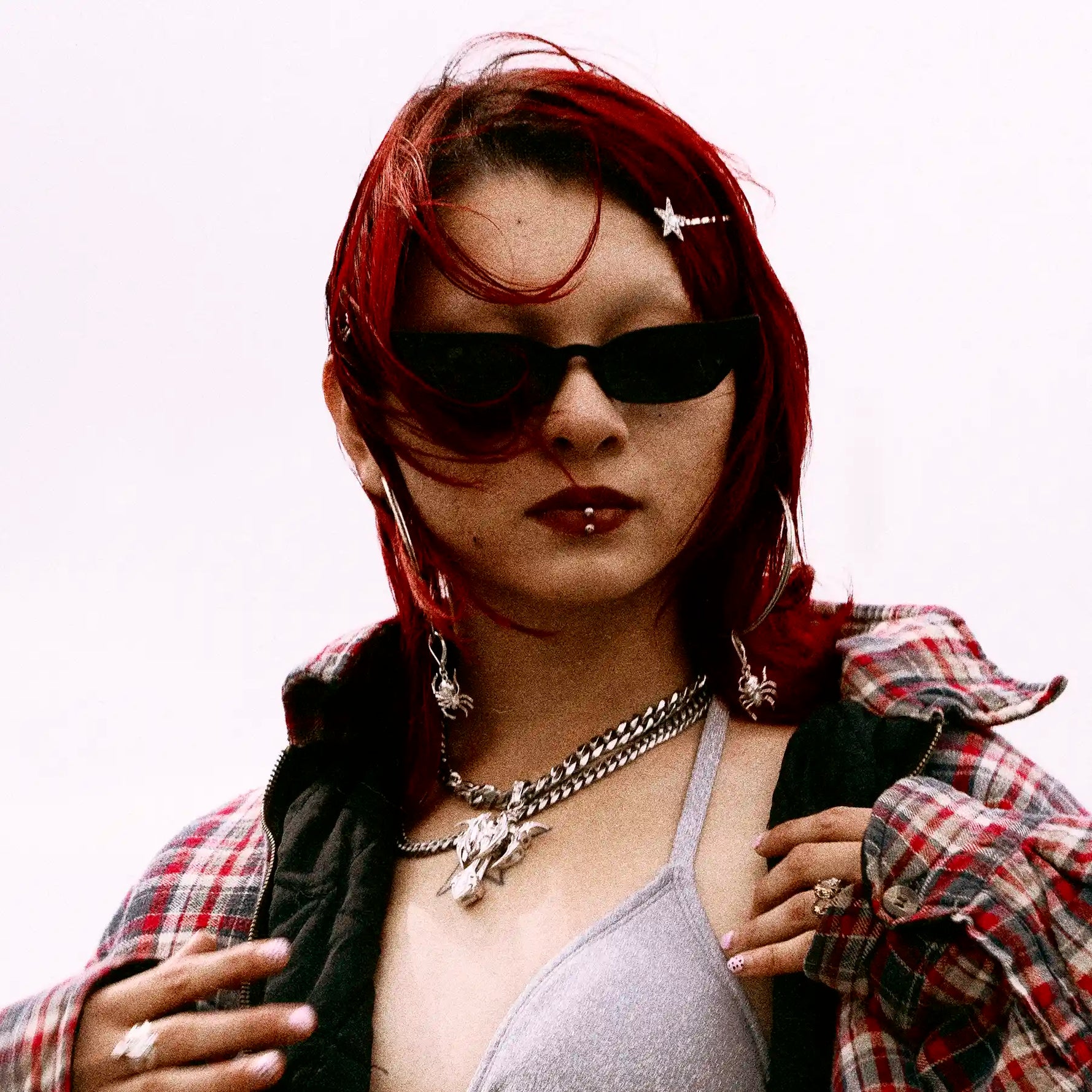 SPIDER SKULL EARRING - Hard Jewelry™