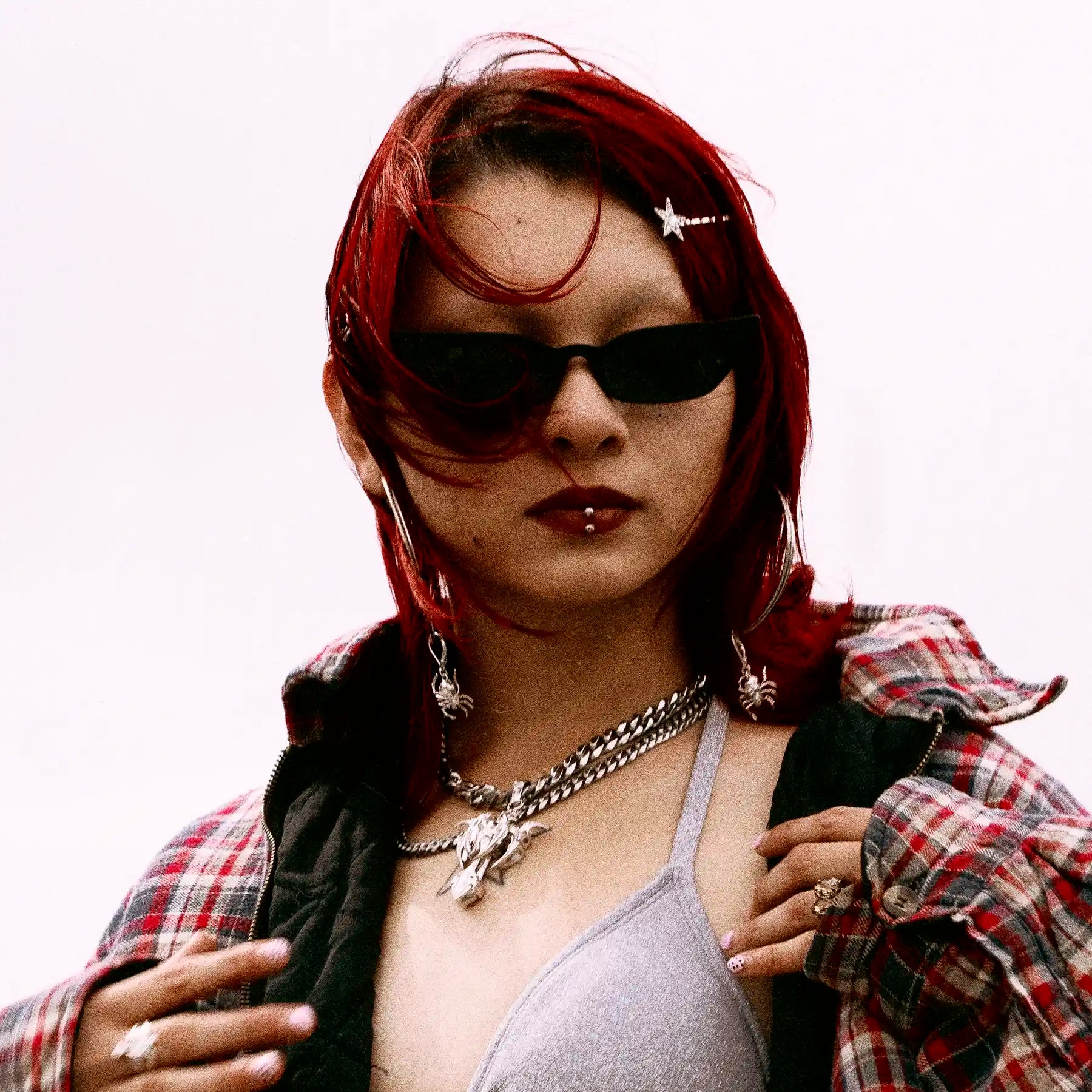 SPIDER SKULL EARRING - Hard Jewelry™