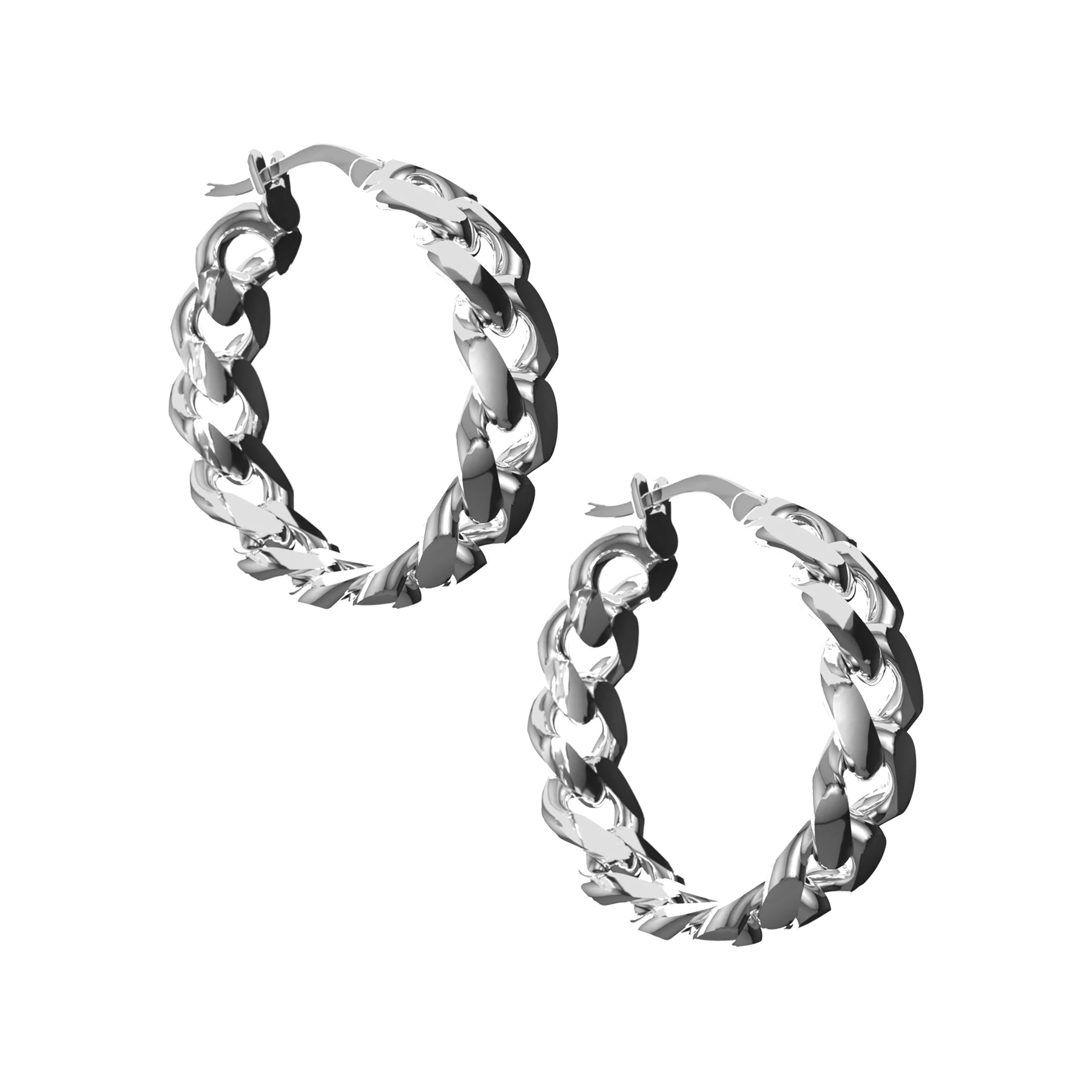 CUBAN HOOP EARRINGS