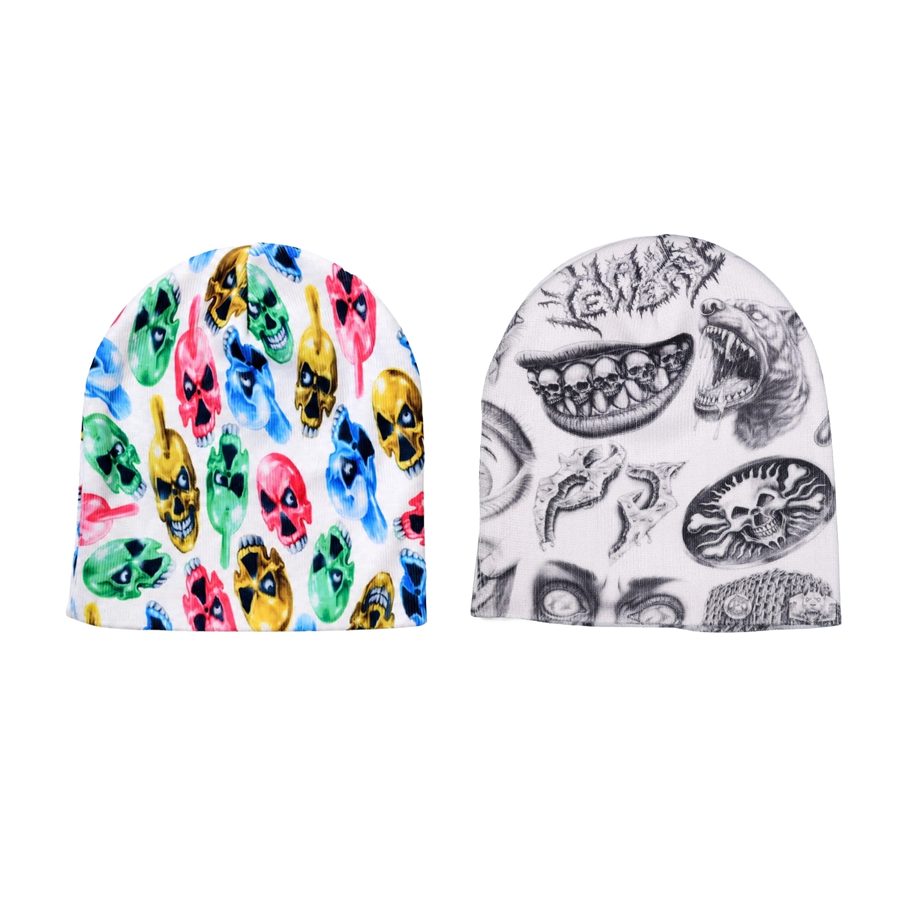 BACK 2 SKULL BEANIES