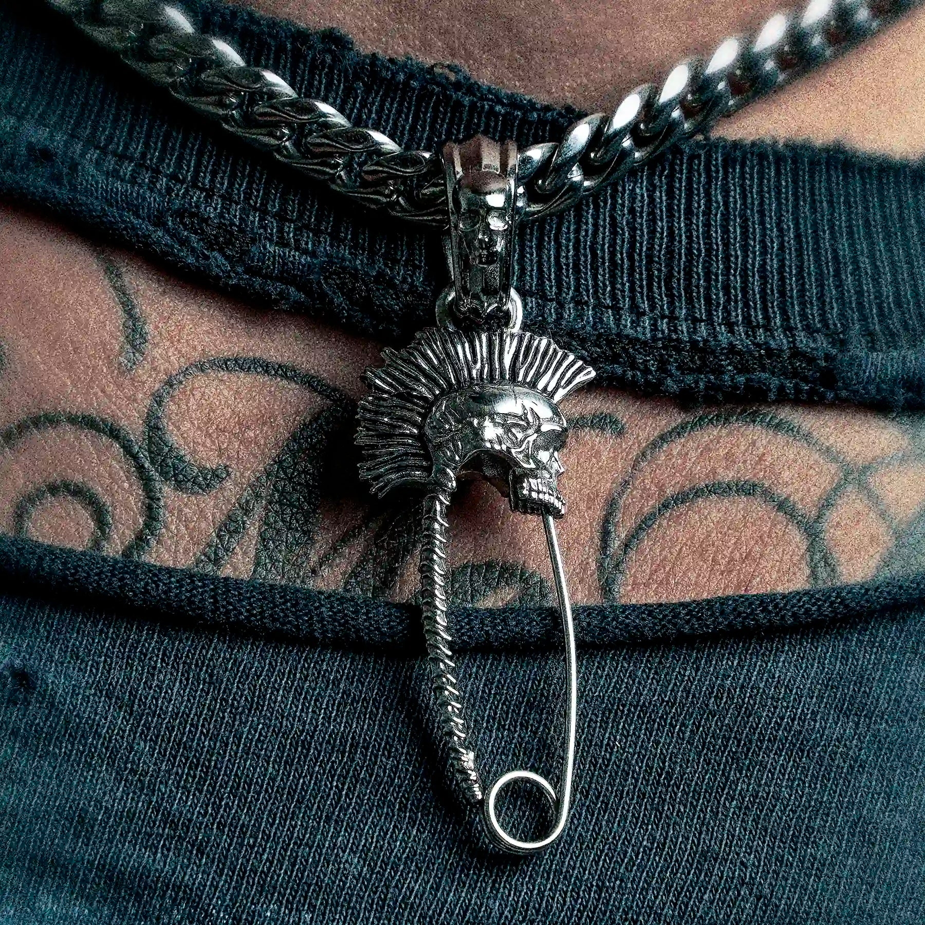 PUNK SAFETY PIN PENDANT - Hard Jewelry™