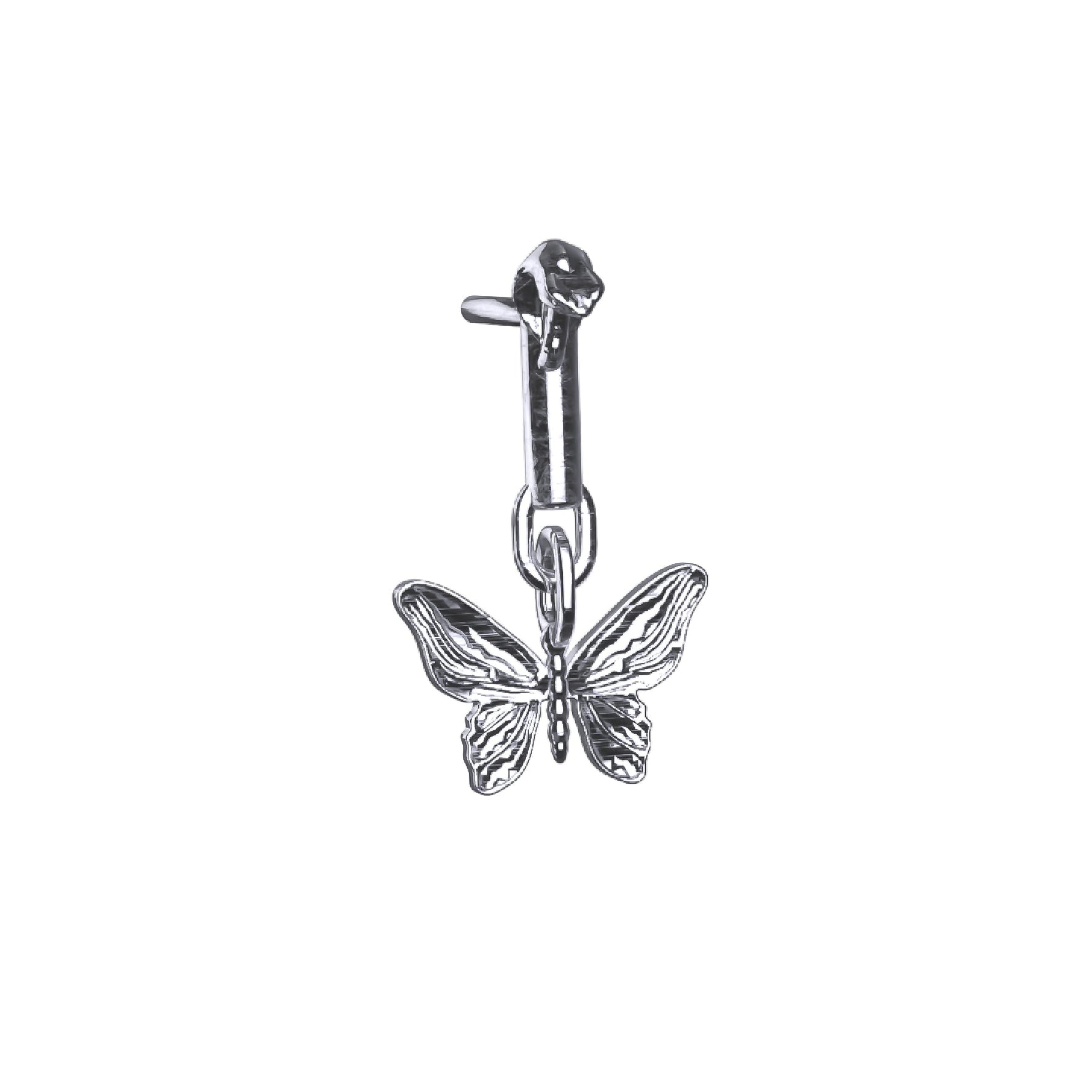 BUTTERFLY EARRING DANGLE Hard Jewelry