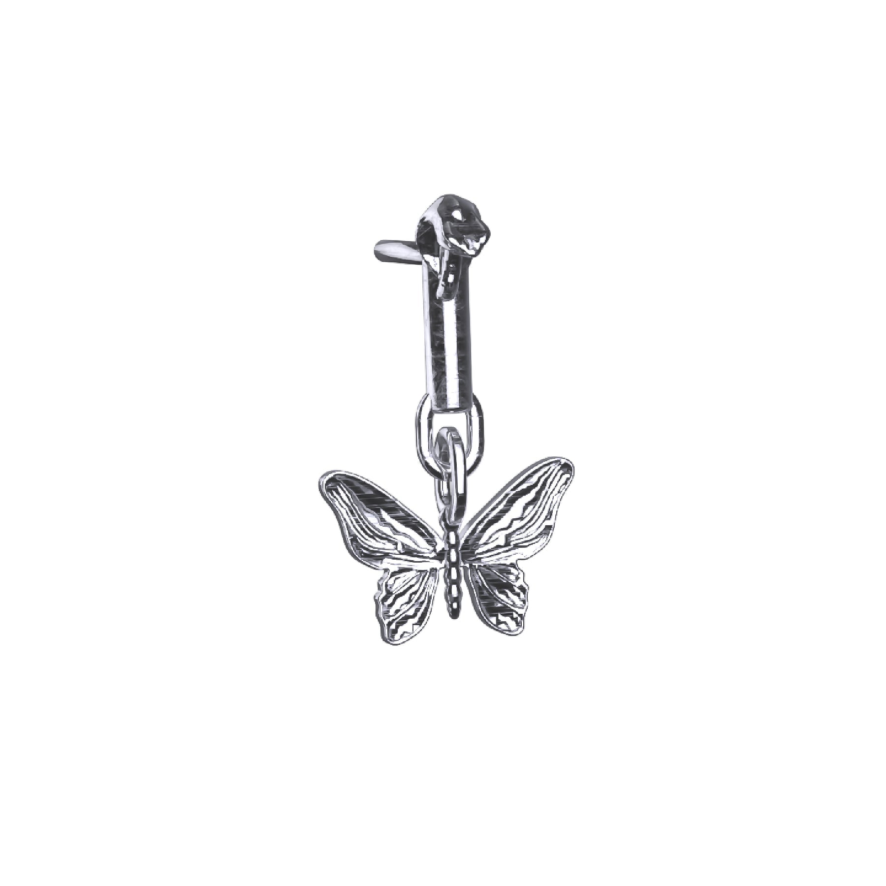 BUTTERFLY EARRING (DANGLE) - Hard Jewelry™