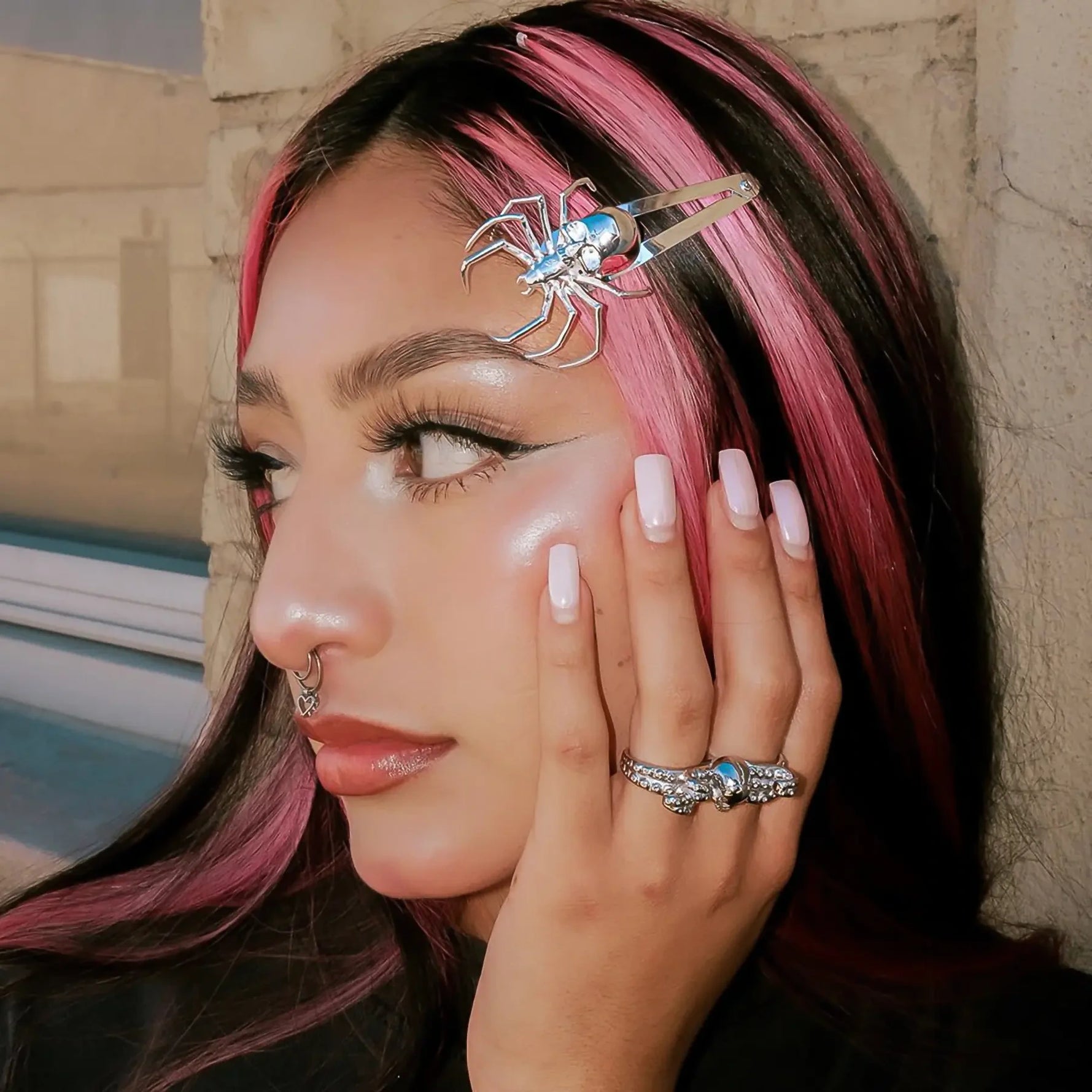 DOUBLE FINGER OCTOSKULL RING - Hard Jewelry™