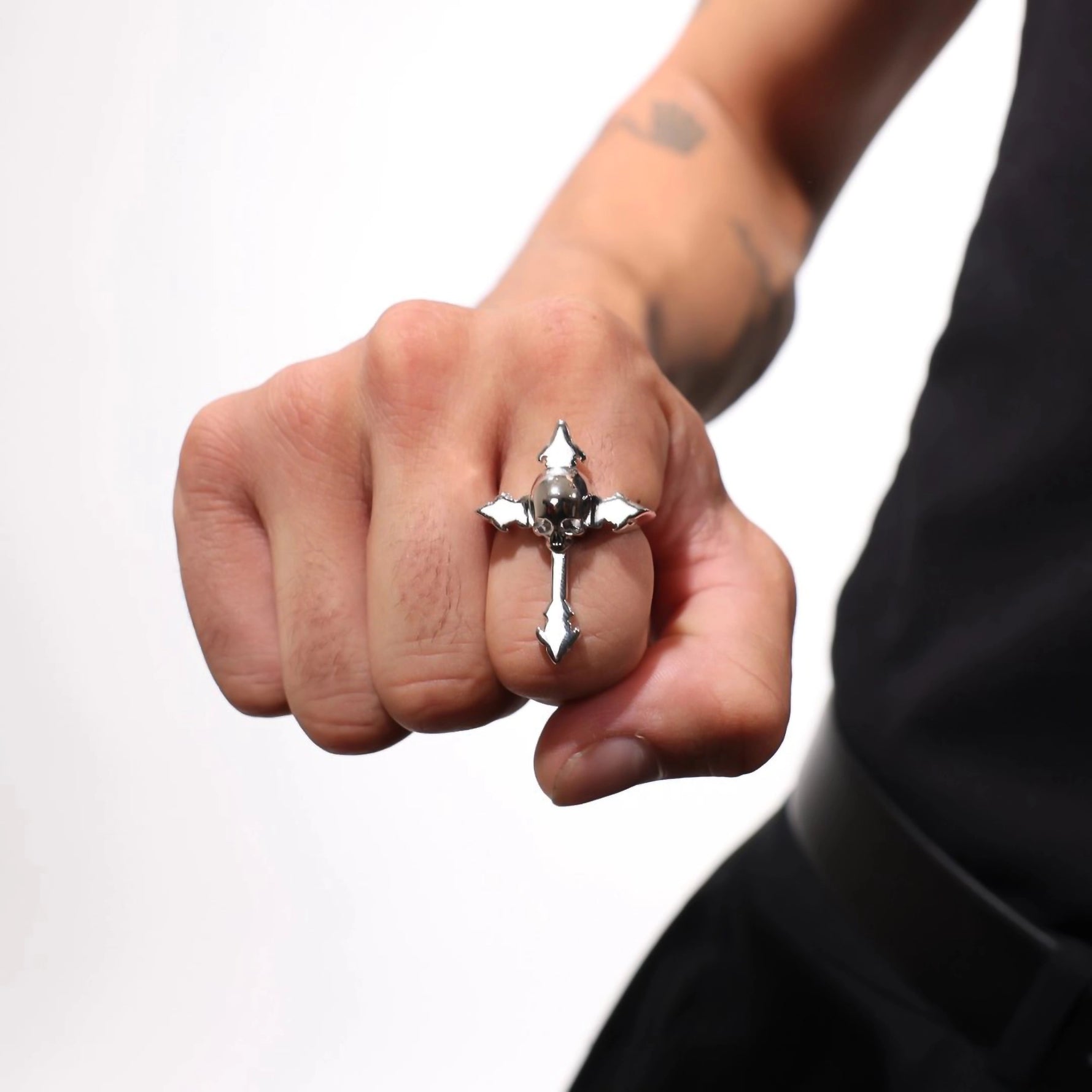 Down Your Throat Ring Solid Stainless Steel 7