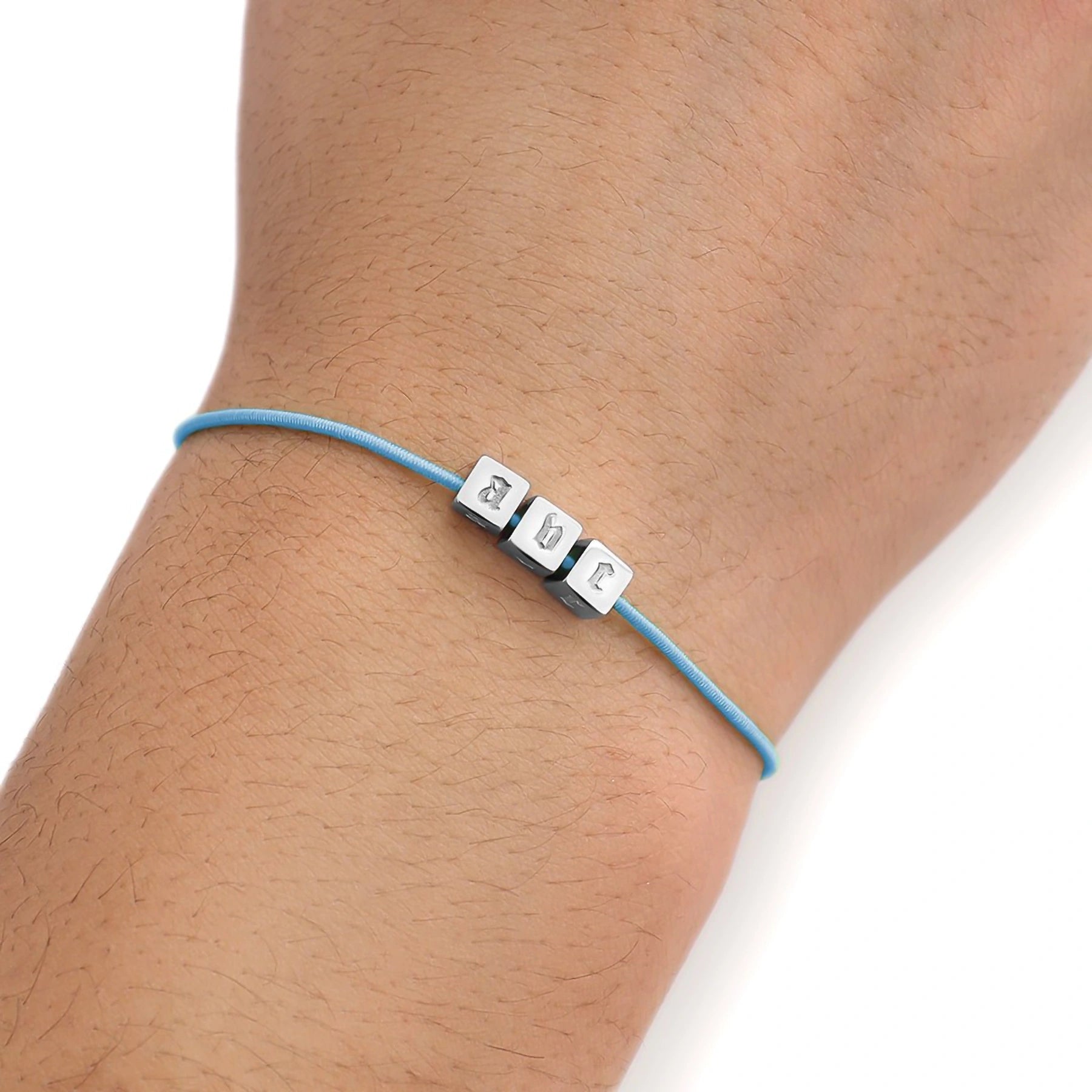 Elastic Threaded Cord 1mm 10" Bracelet - Hard Jewelry™