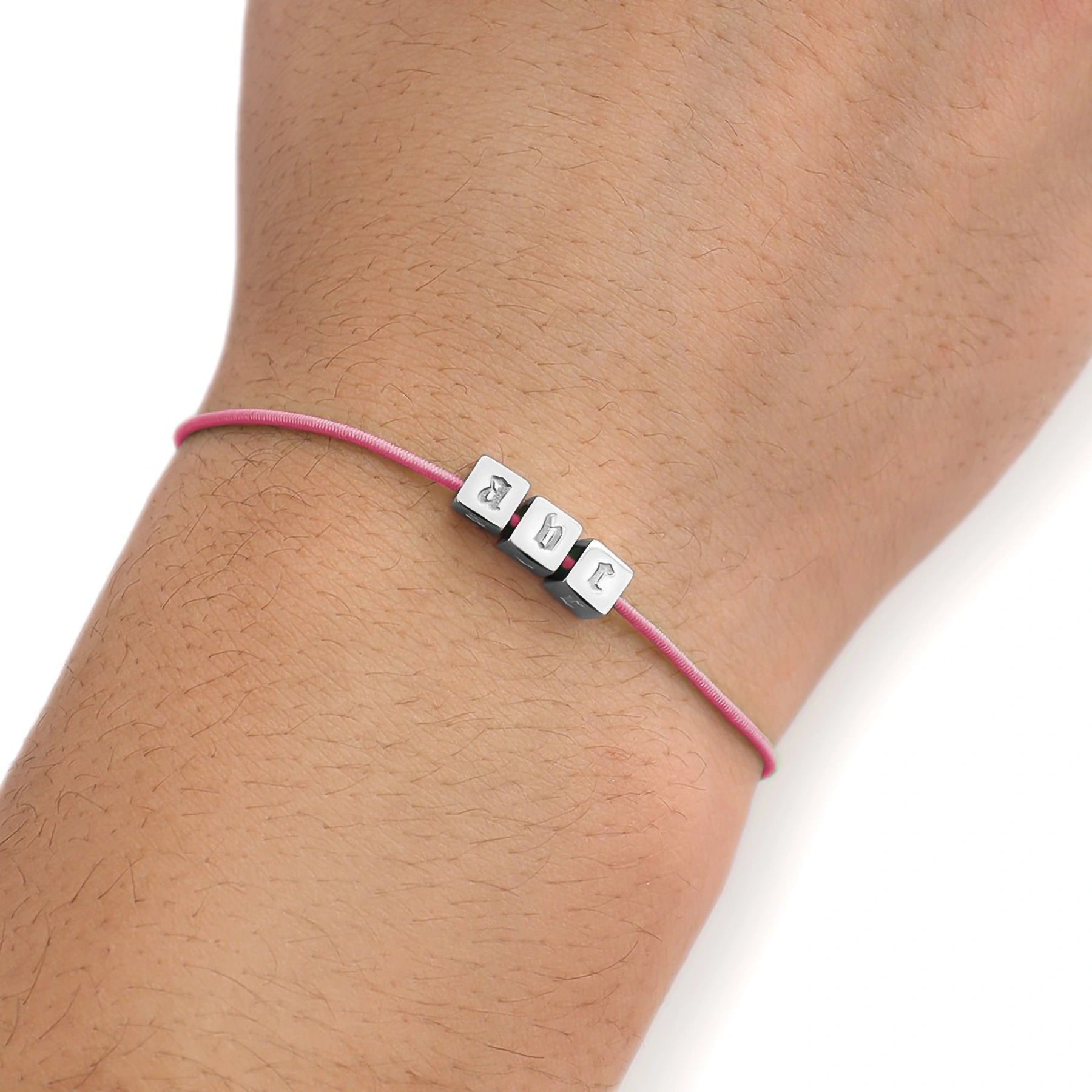 Elastic Threaded Cord 1mm 10" Bracelet - Hard Jewelry™