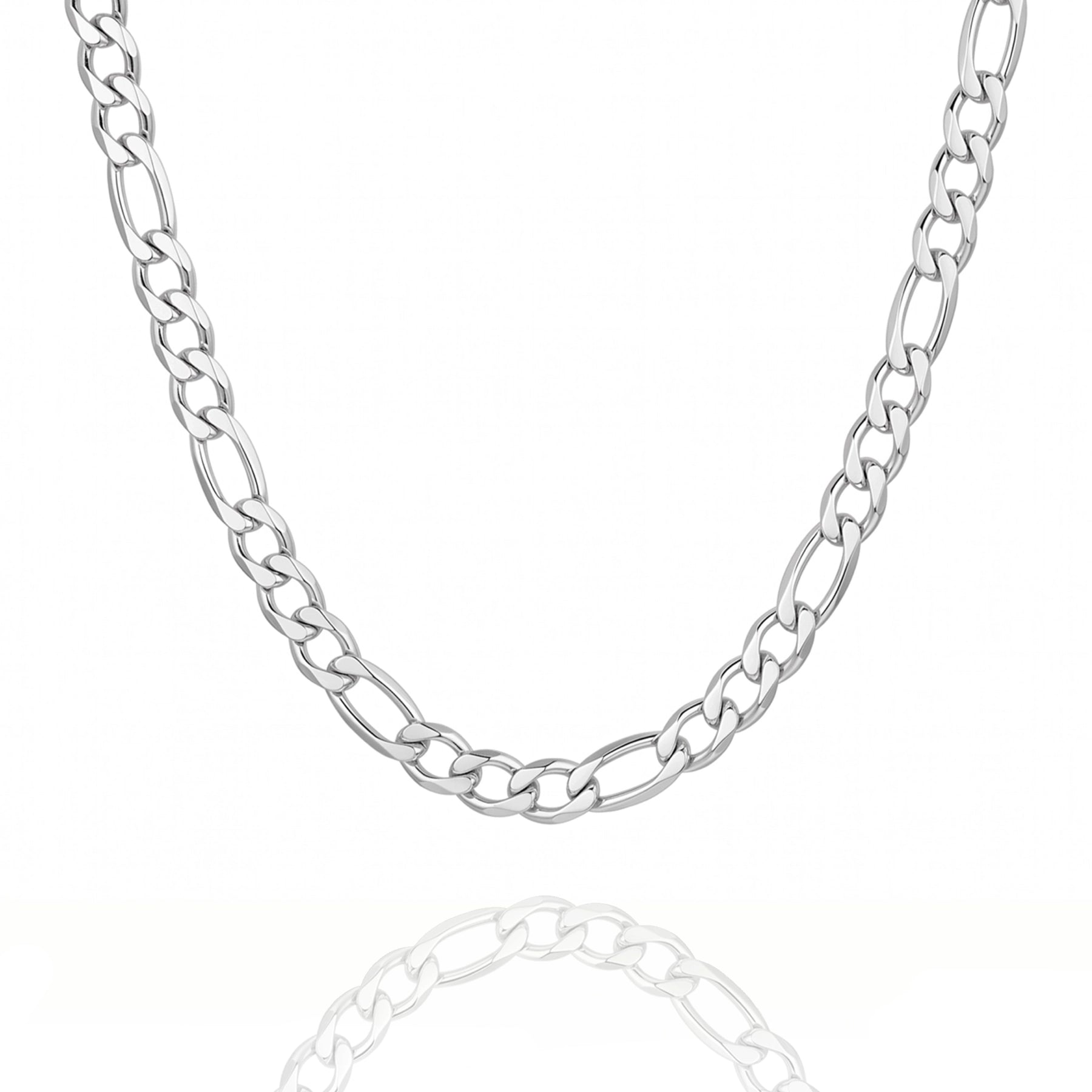 STAINLESS STEEL FIGARO CHAIN