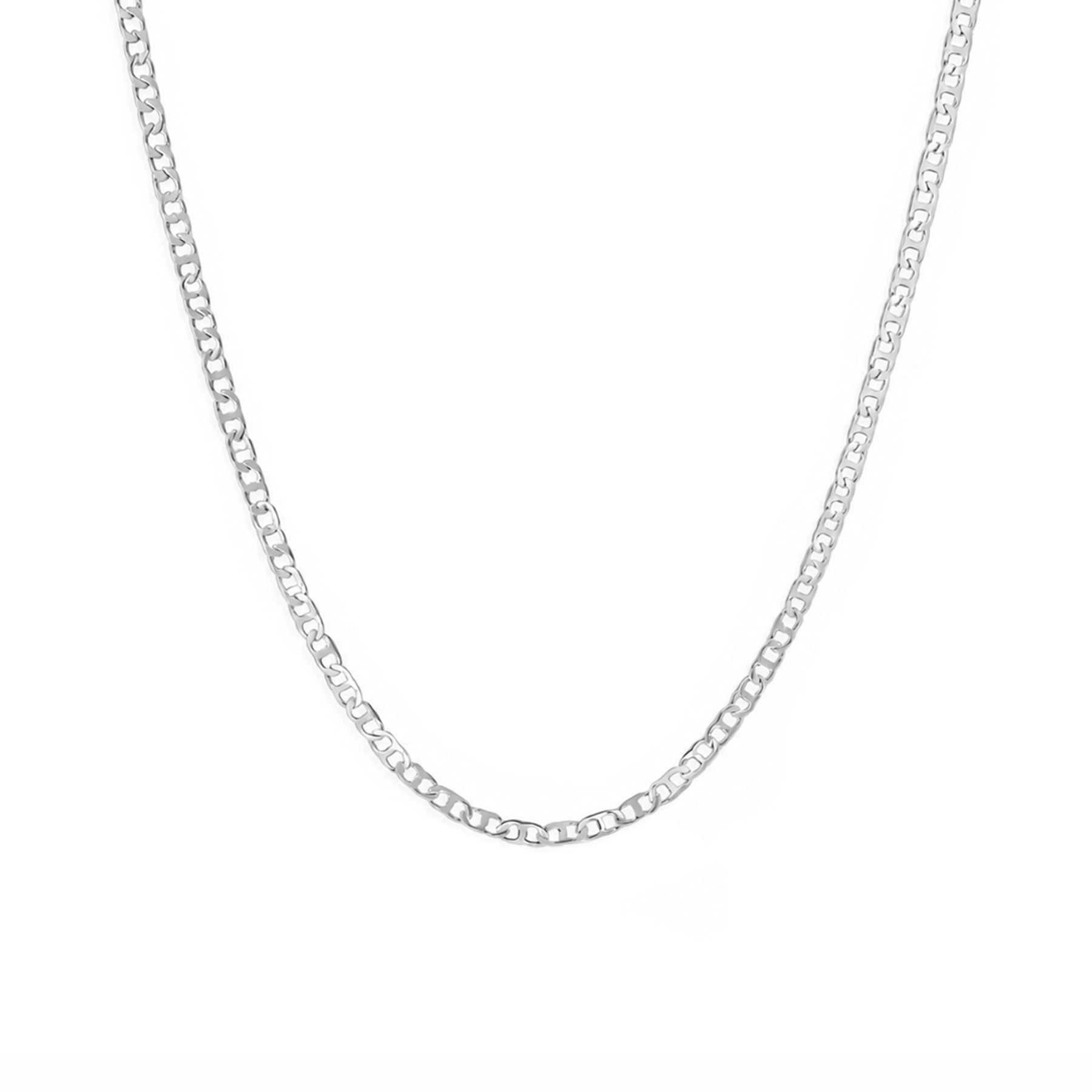 3MM STERLING SILVER MARINER CHAIN