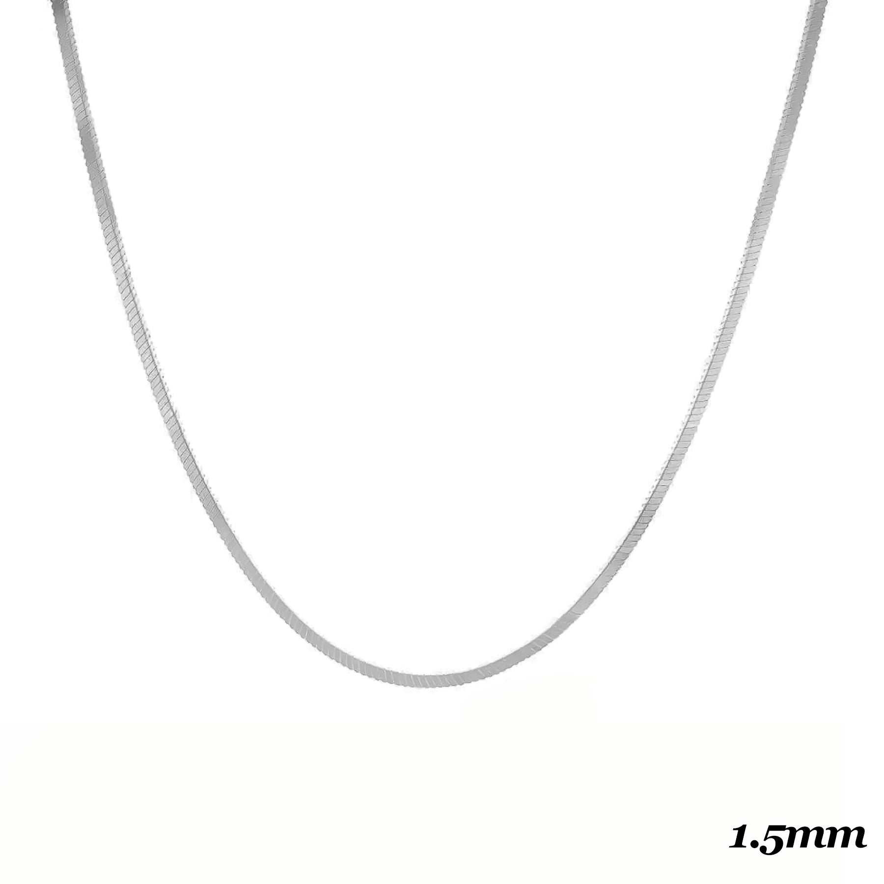 STAINLESS STEEL SQUARE SNAKE CHAIN