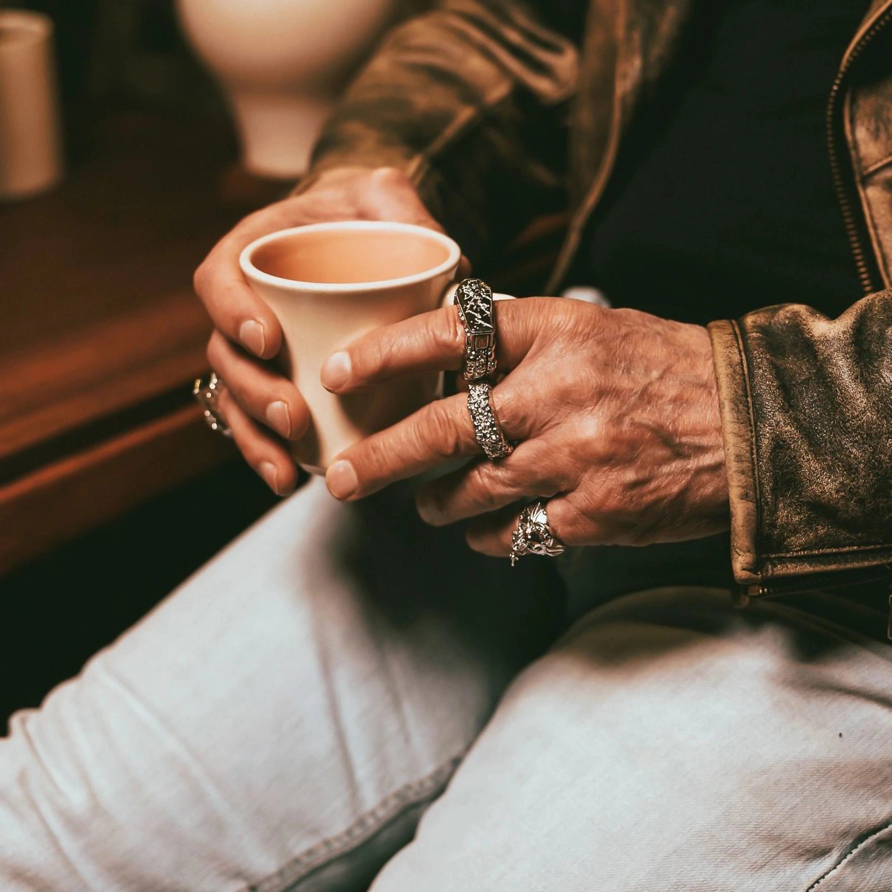 FALLEN ANGEL COFFIN RING - Hard Jewelry™