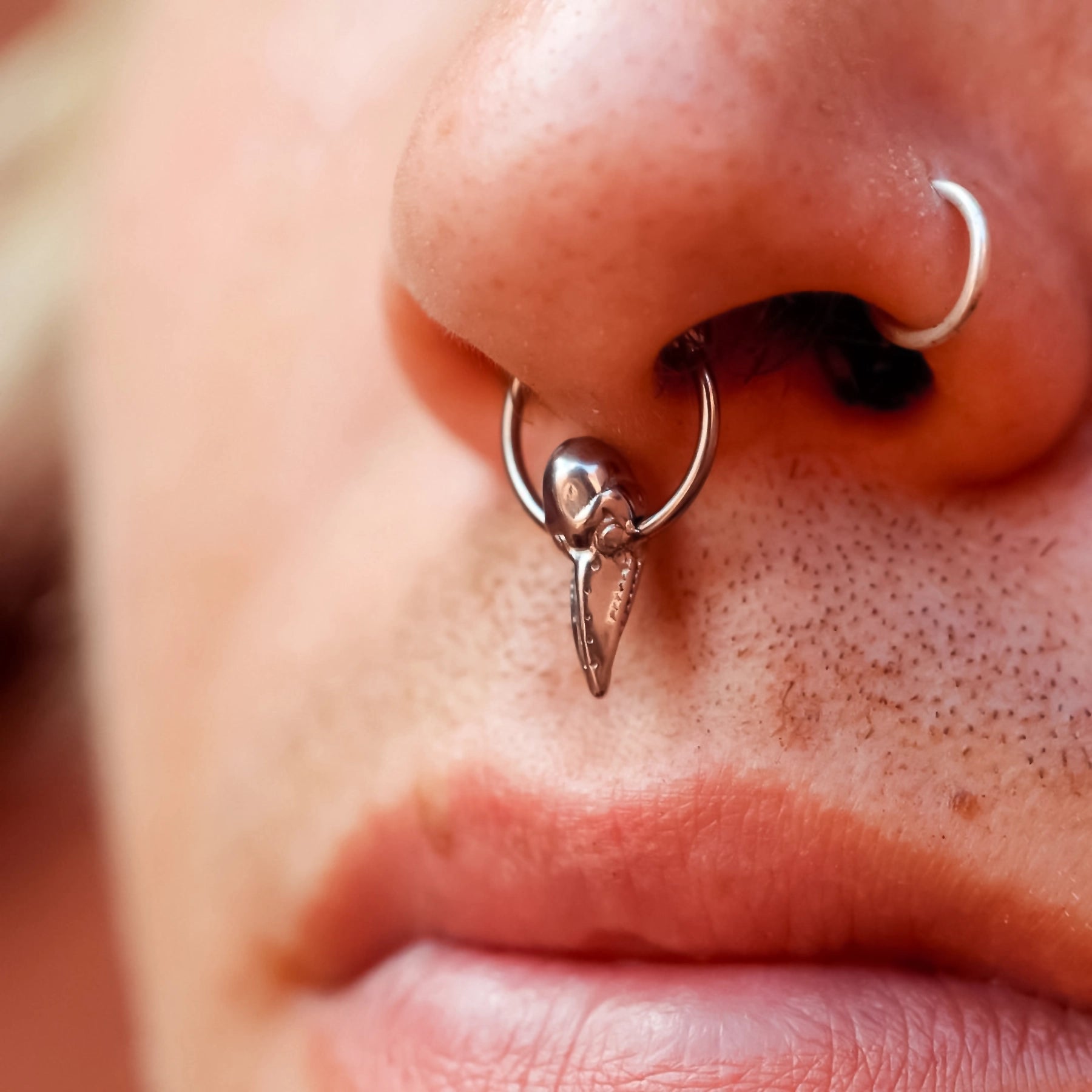 FAUX PLAGUE DOCTOR SEPTUM - Hard Jewelry™