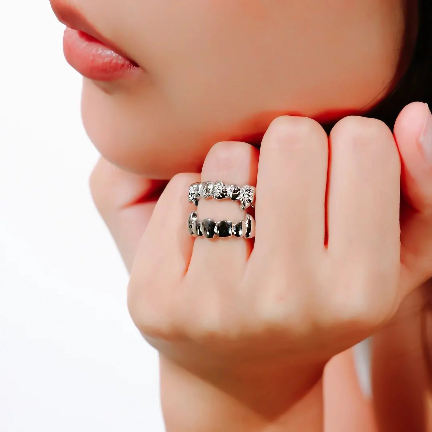 FLOODED GRILL RING - Hard Jewelry™