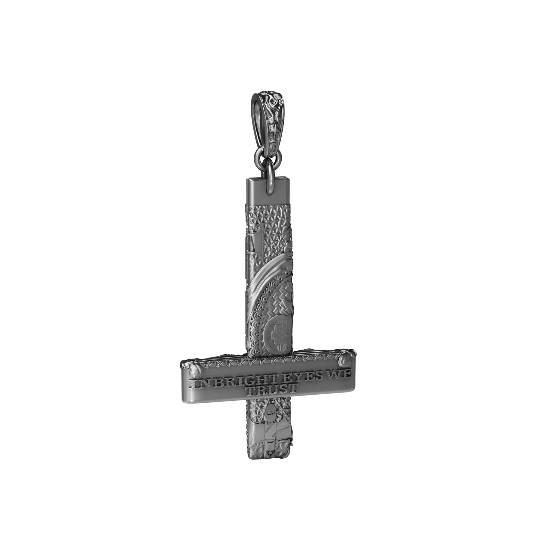 IN BRIGHT EYES WE TRUST PENDANT