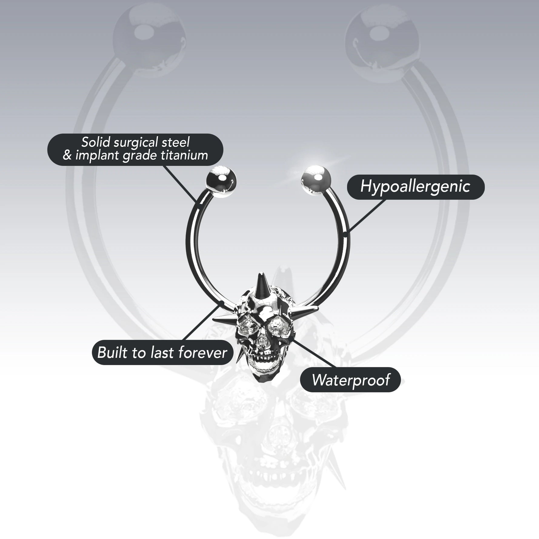 FAUX 6TH CIRCLE OF HELL SEPTUM