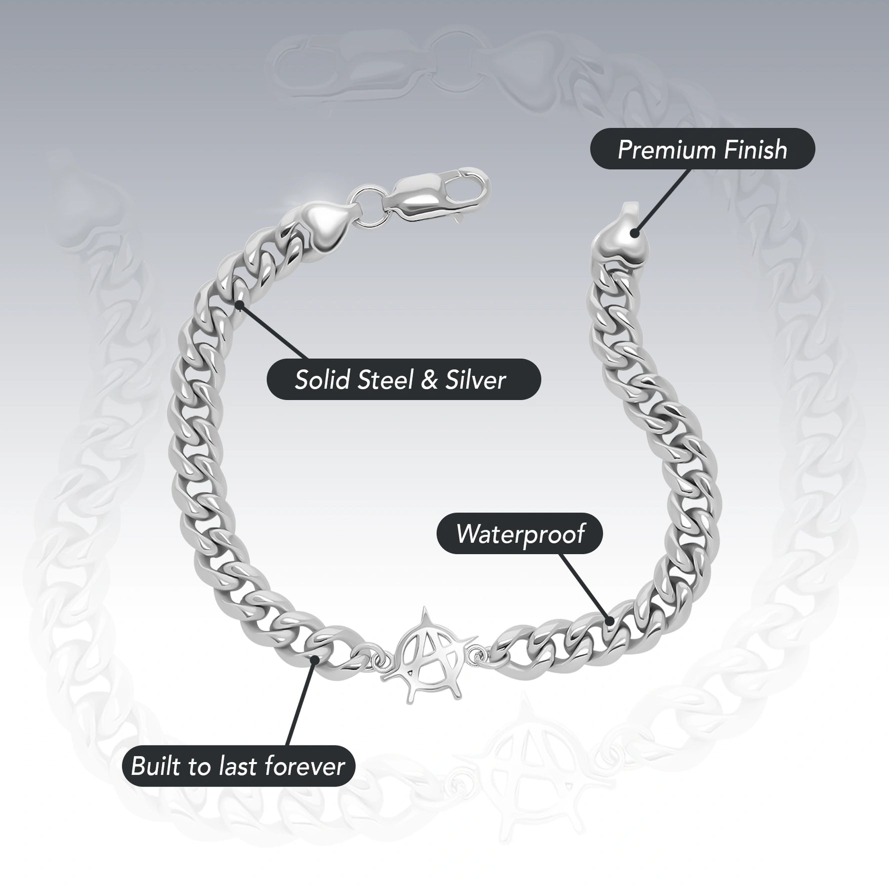 ANARCHY CUBAN BRACELET