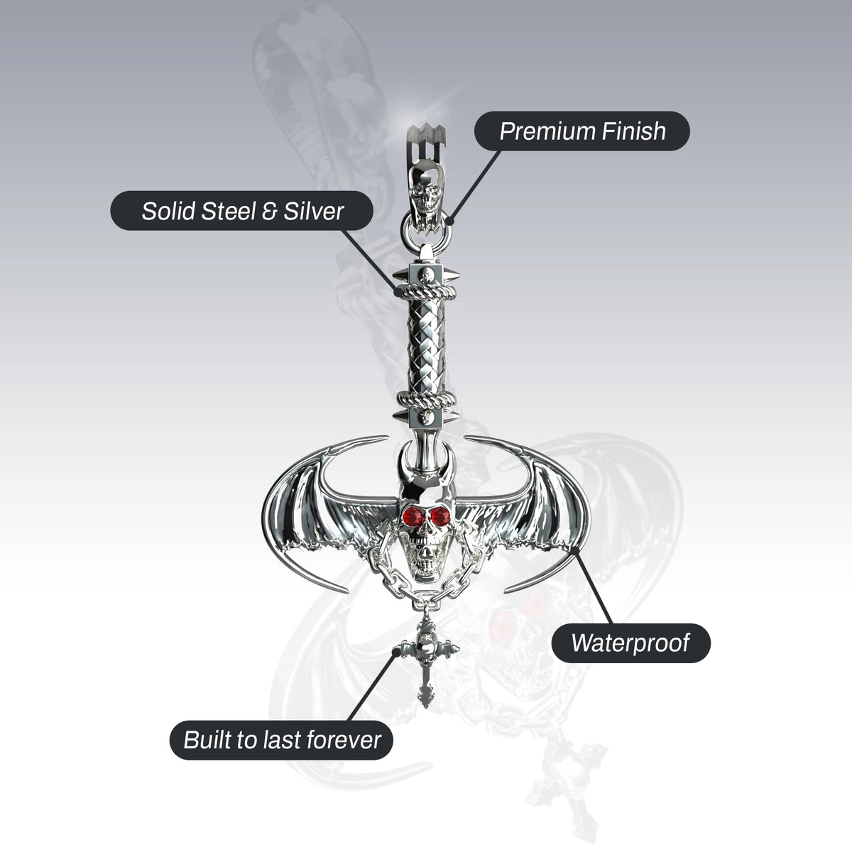 DAISY BATTLE AXE PENDANT