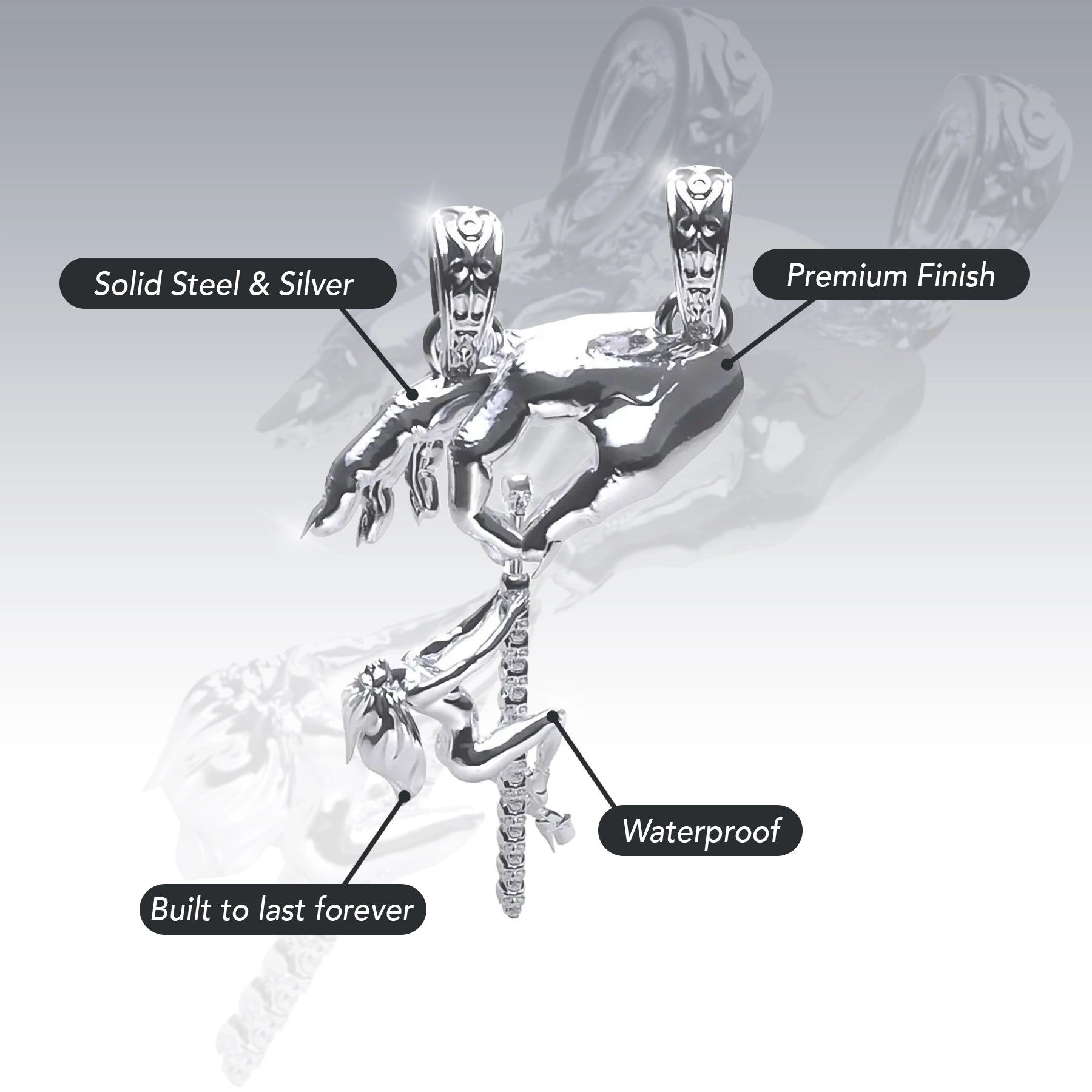 DANCING WITH DEATH PENDANT