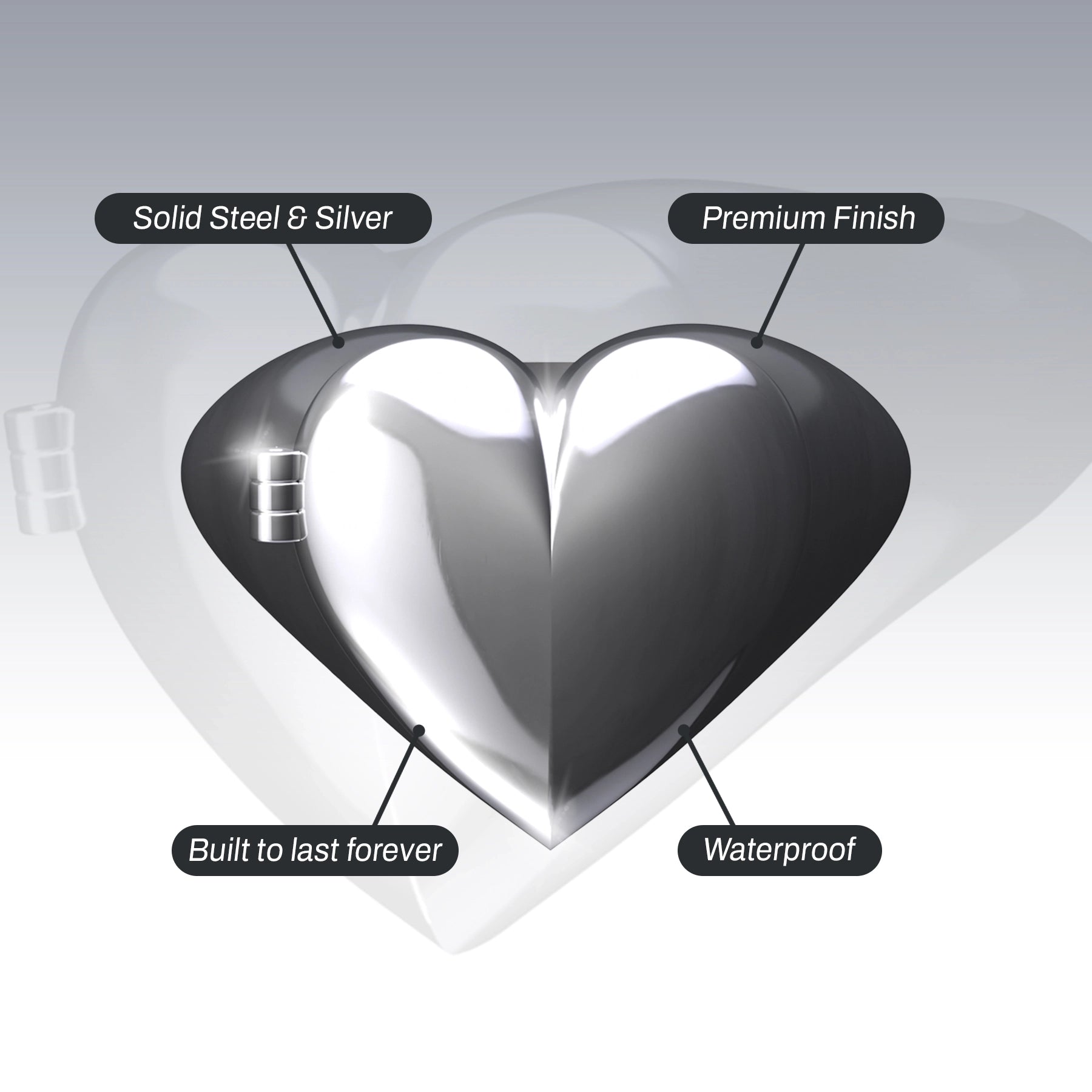 LOCKET HEART RING