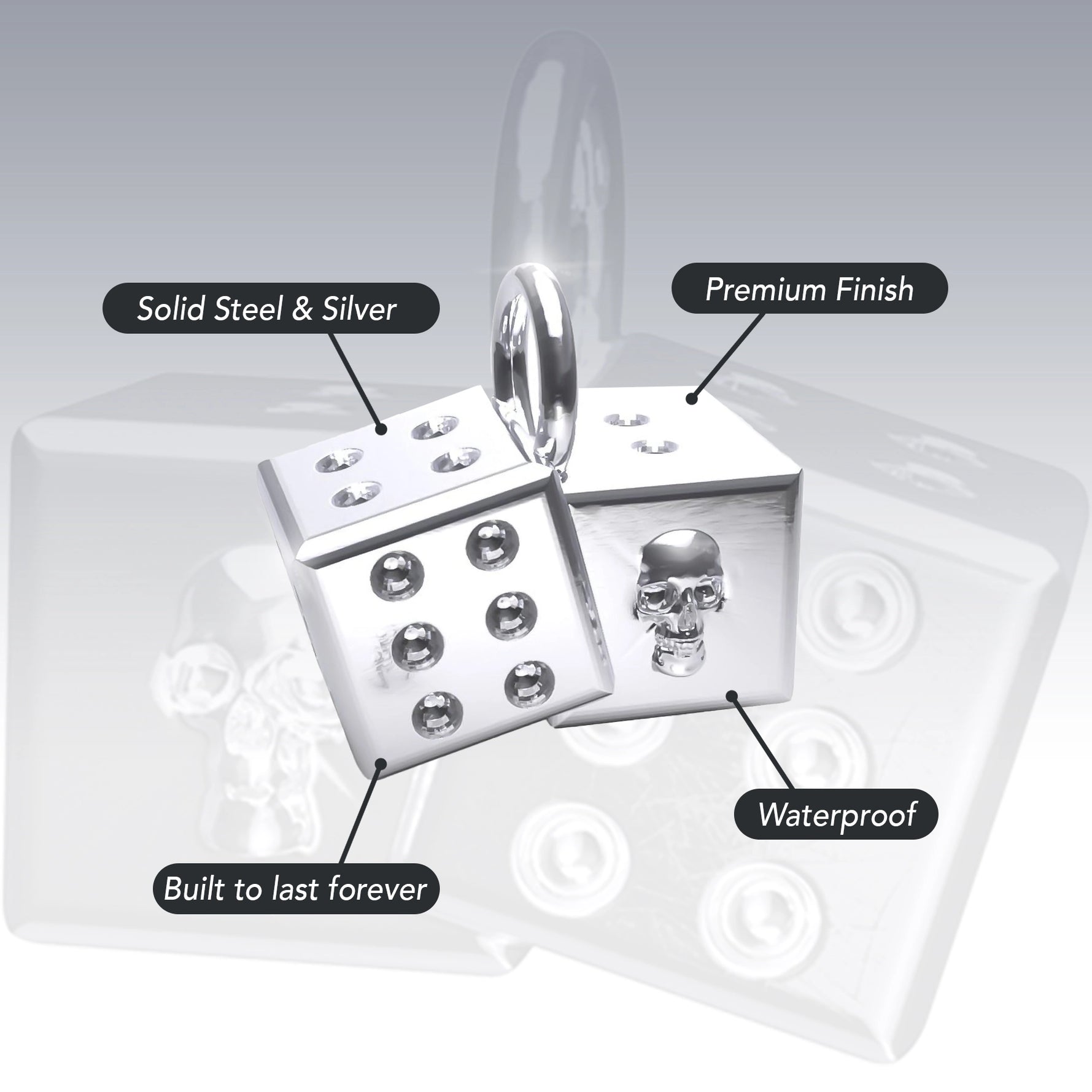 LUCKY SEVEN DICE PENDANT