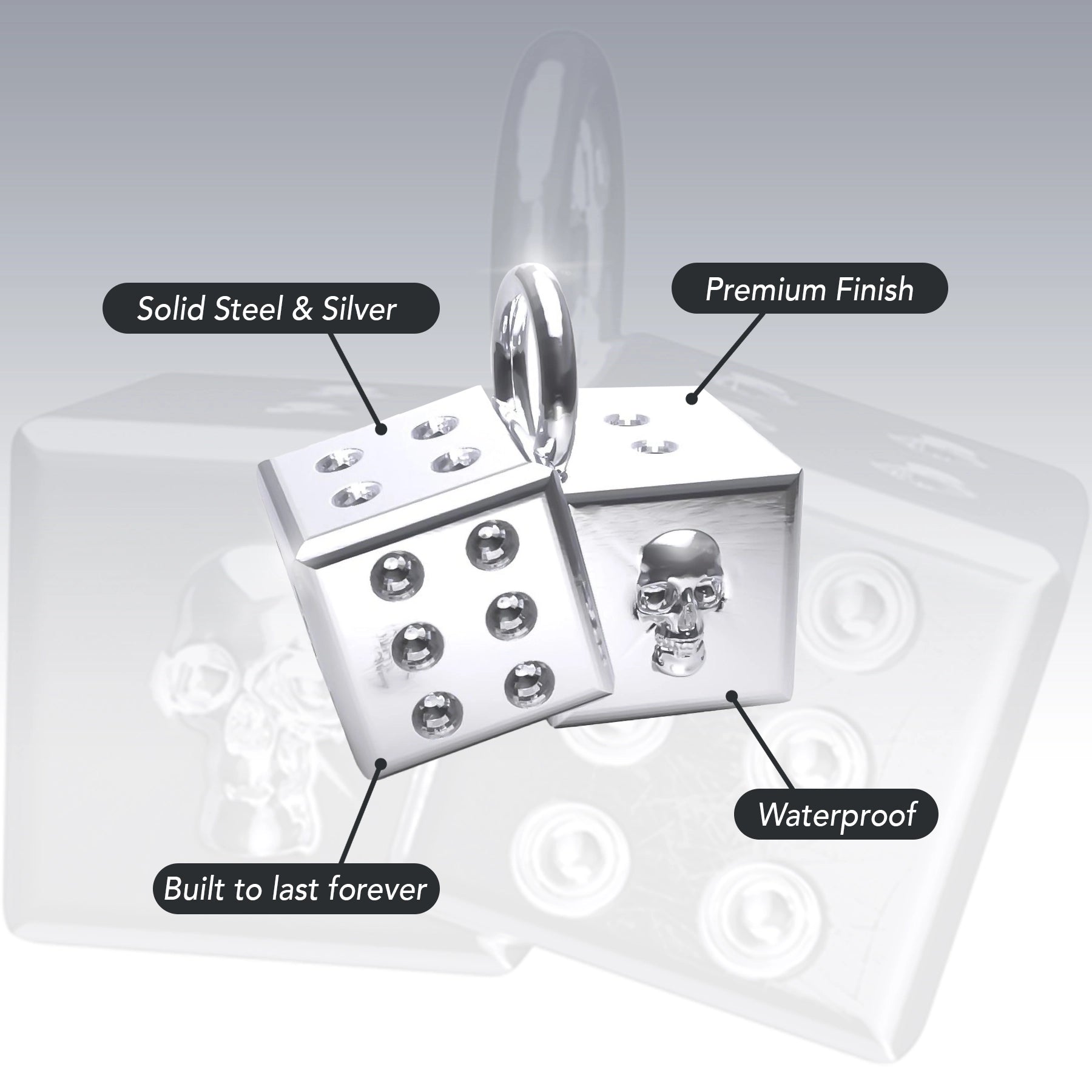 LUCKY SEVEN DICE PENDANT