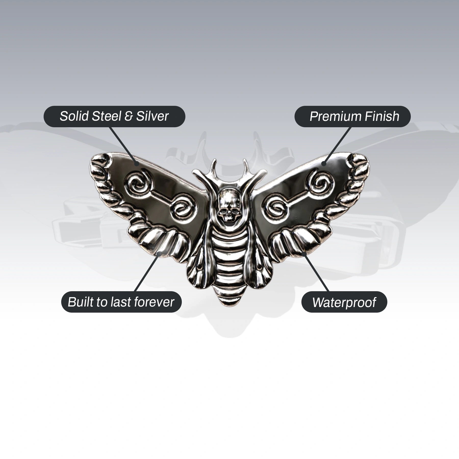 MOTH HAIR CLIP