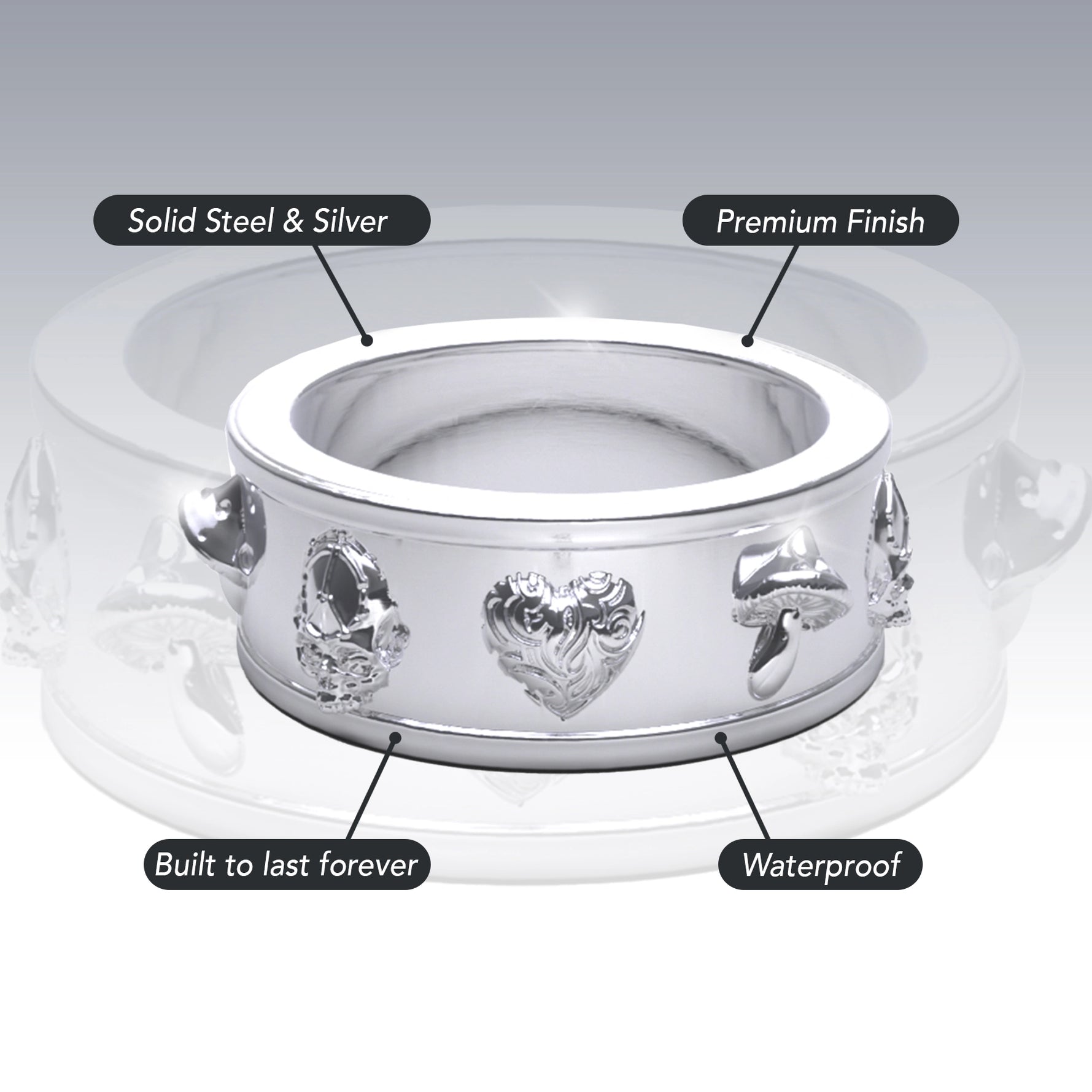 PSYCHEDELIC LOVE RING