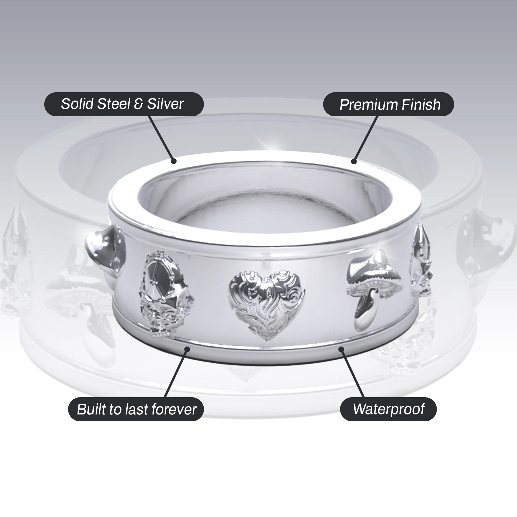 PSYCHEDELIC LOVE RING