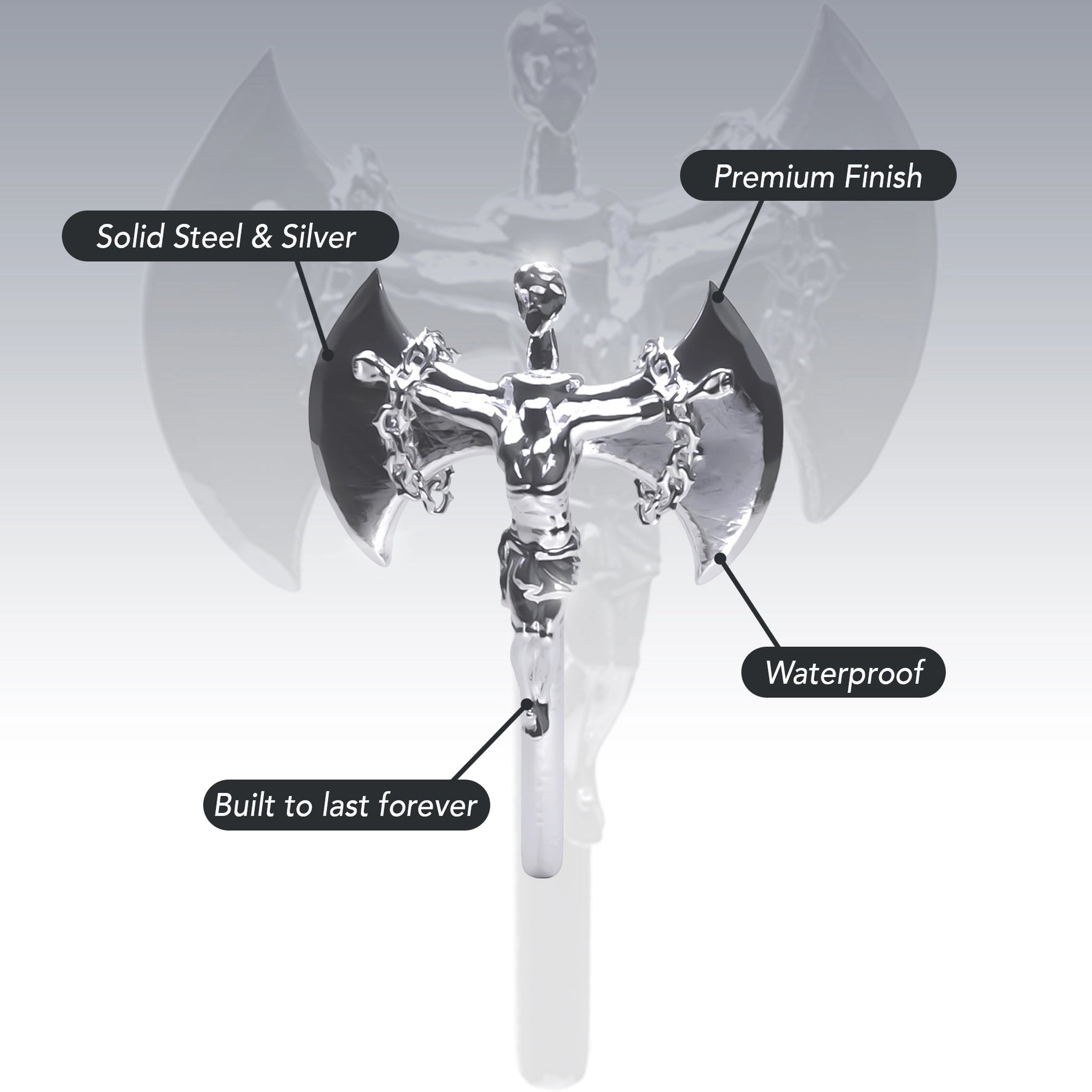 RELIGION IS WAR PENDANT