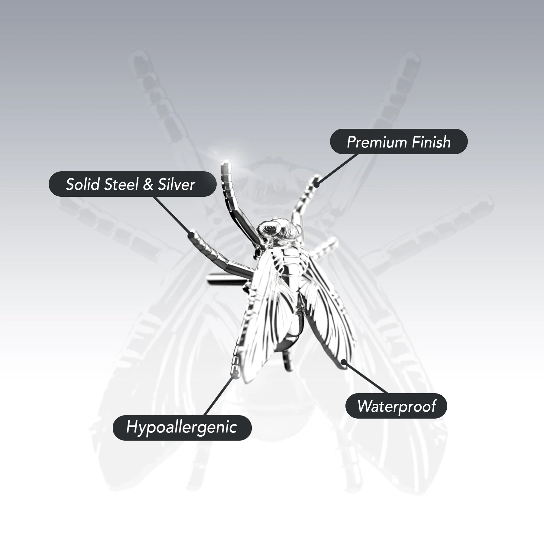 ROTTEN EARRINGS (STUD)