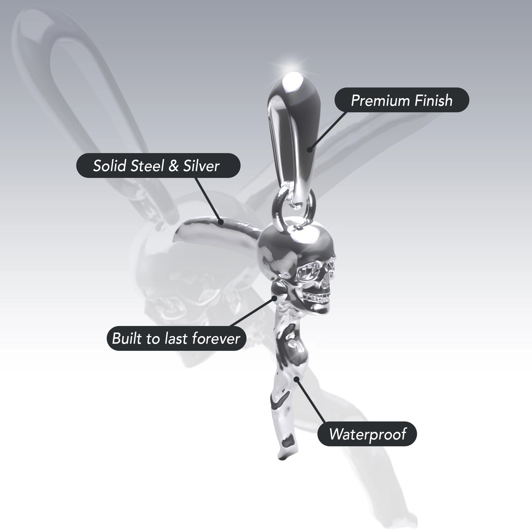 SCYTHE SKULL PENDANT