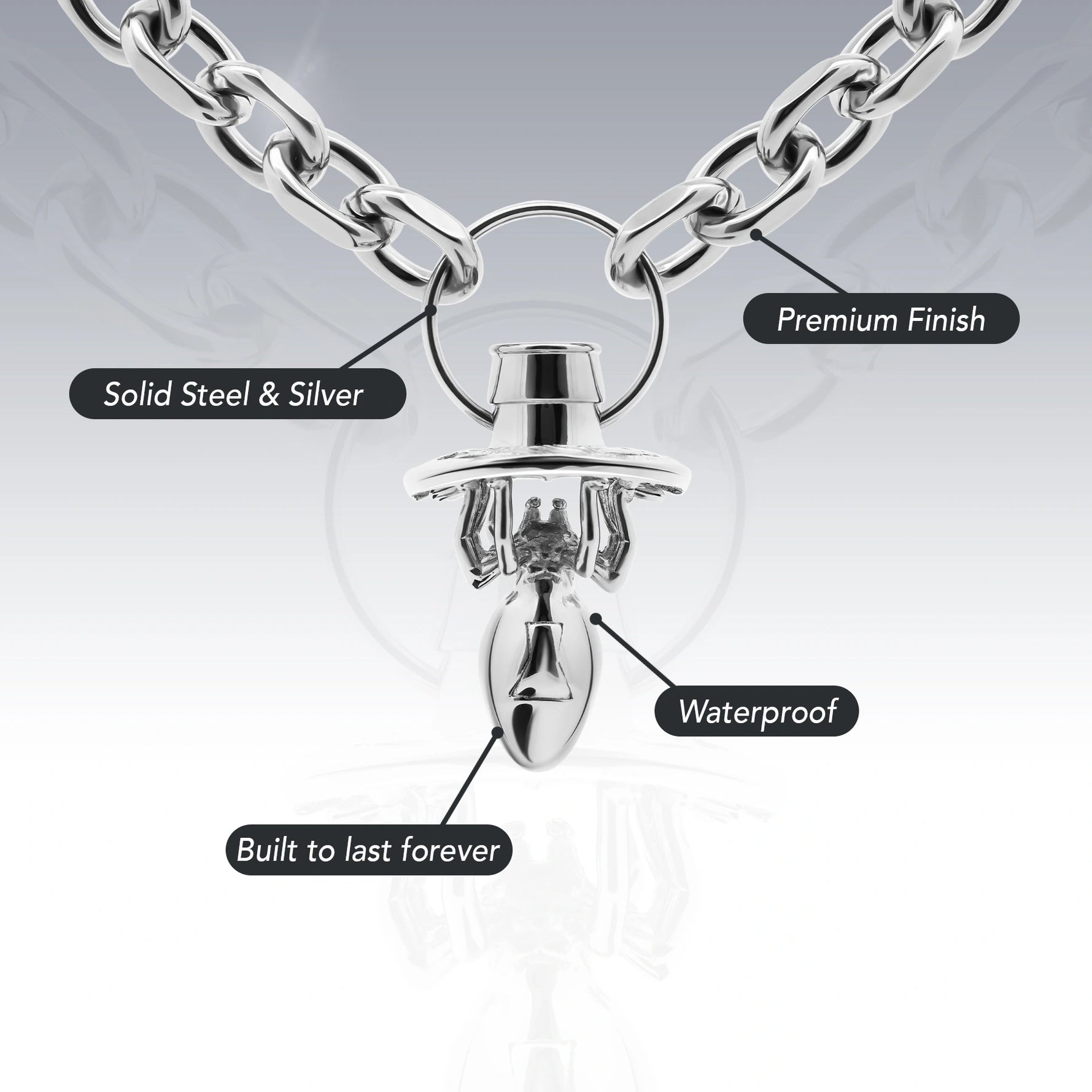 SPIDER PACIFIER CHAIN