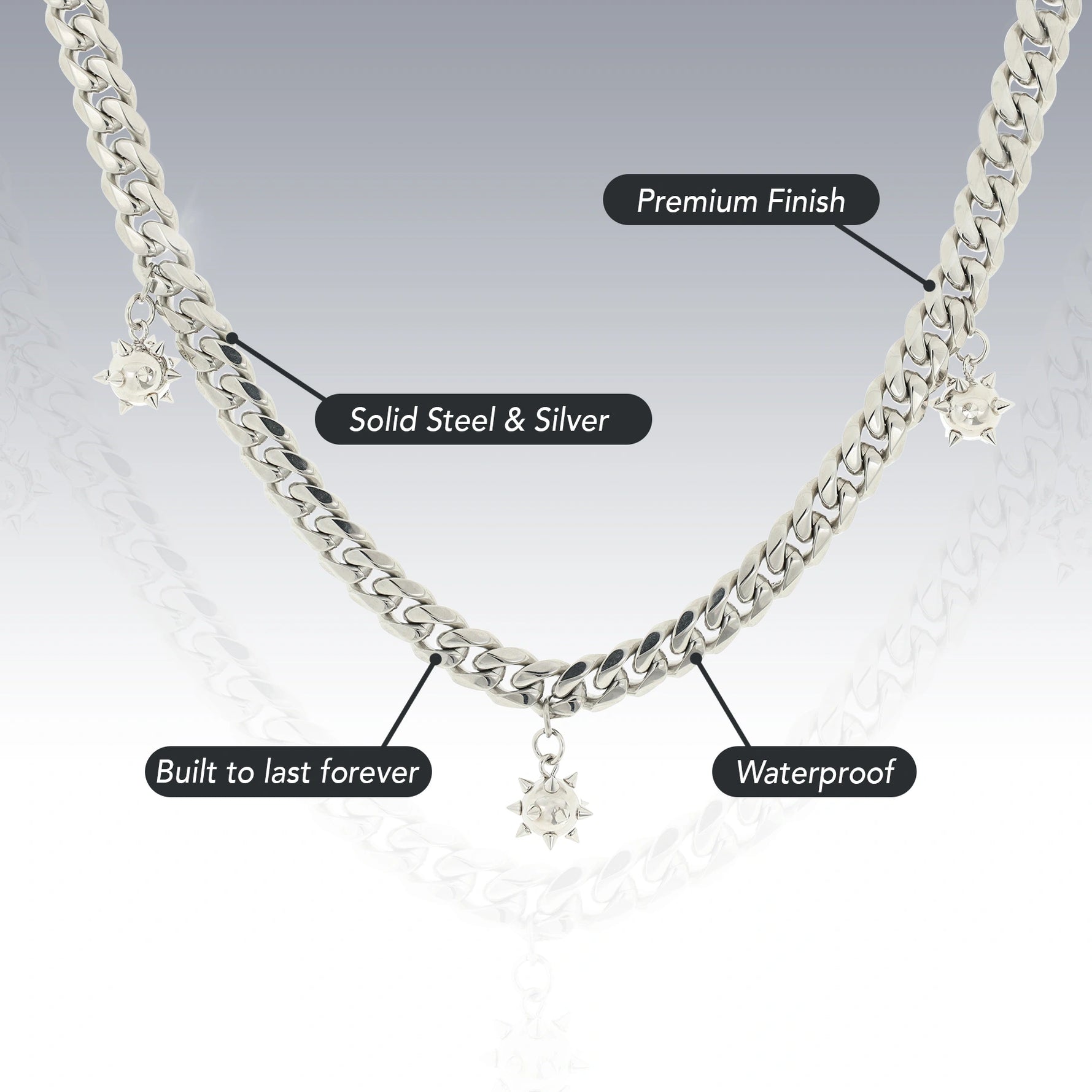 SPIKEBALL CHOKER (ADJUSTABLE)