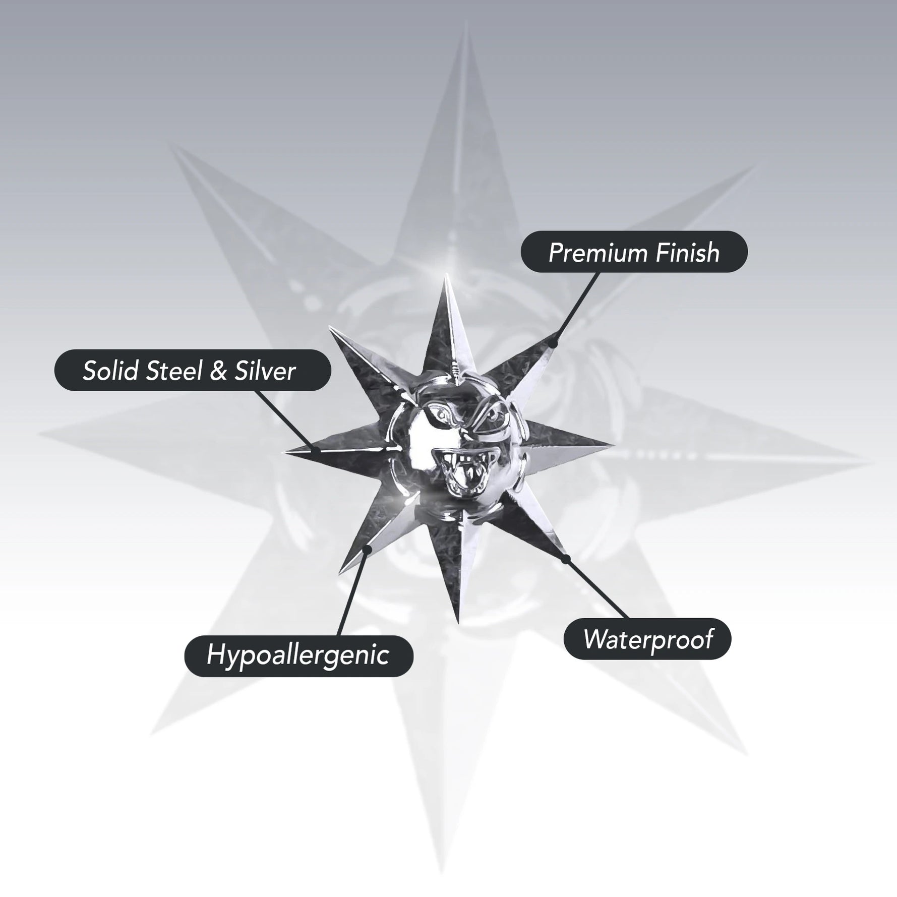 SUNNY THE SOMBER SUN EARRING