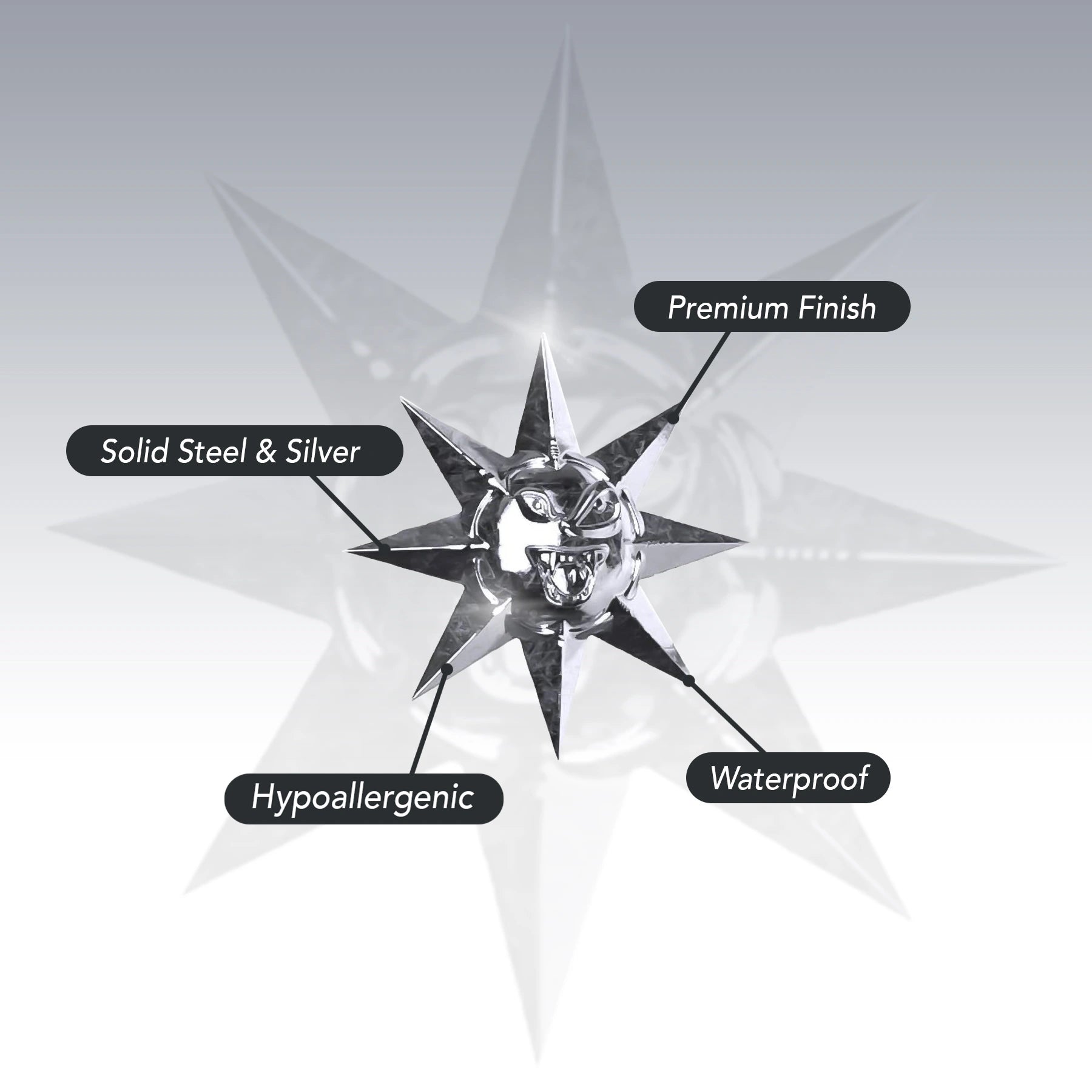 SUNNY THE SOMBER SUN EARRING