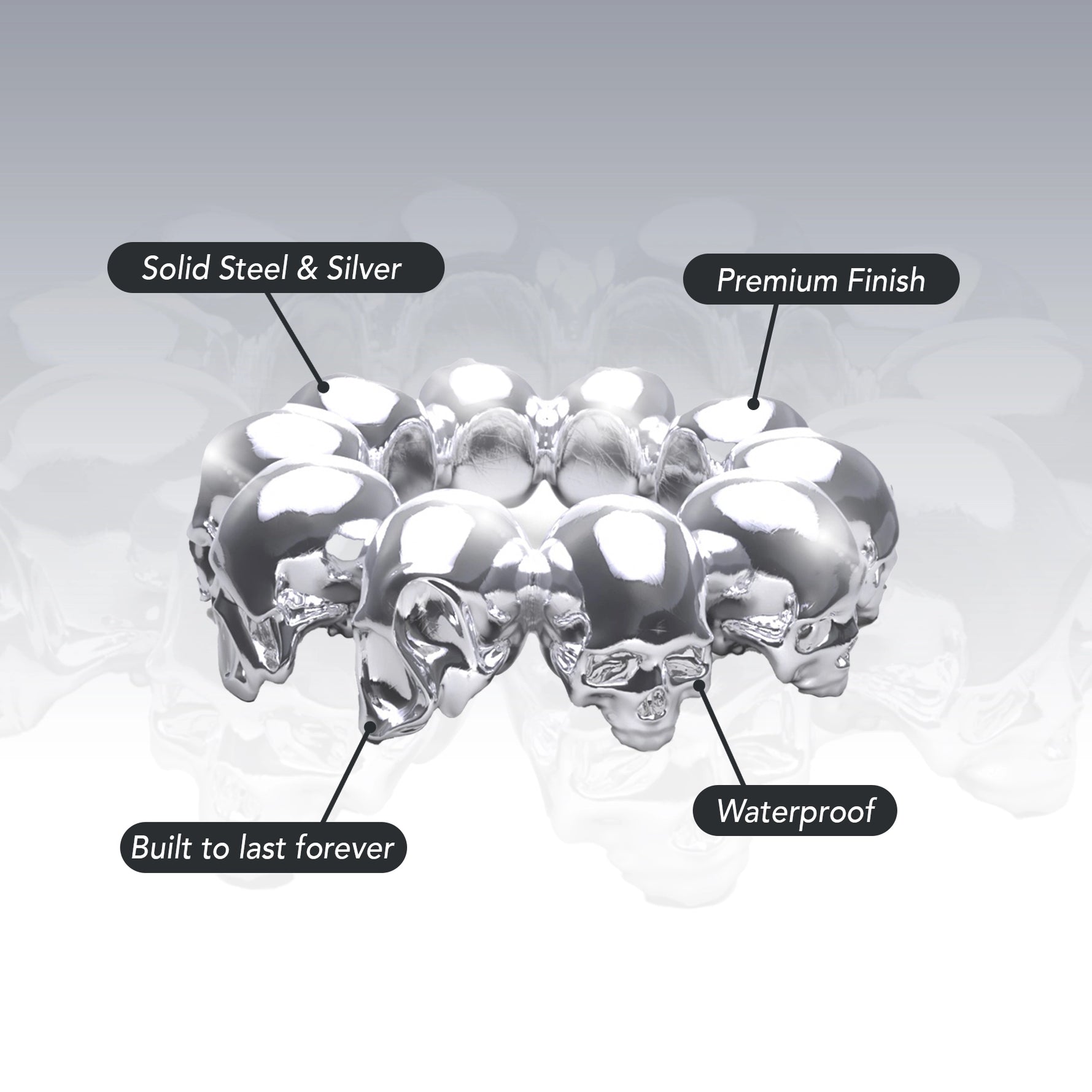 10 STAGES OF ADDICTION RING