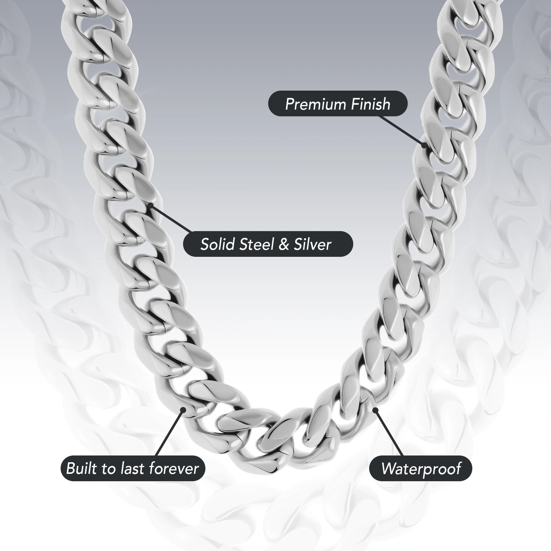 12MM HEAVY CUBAN CHAIN