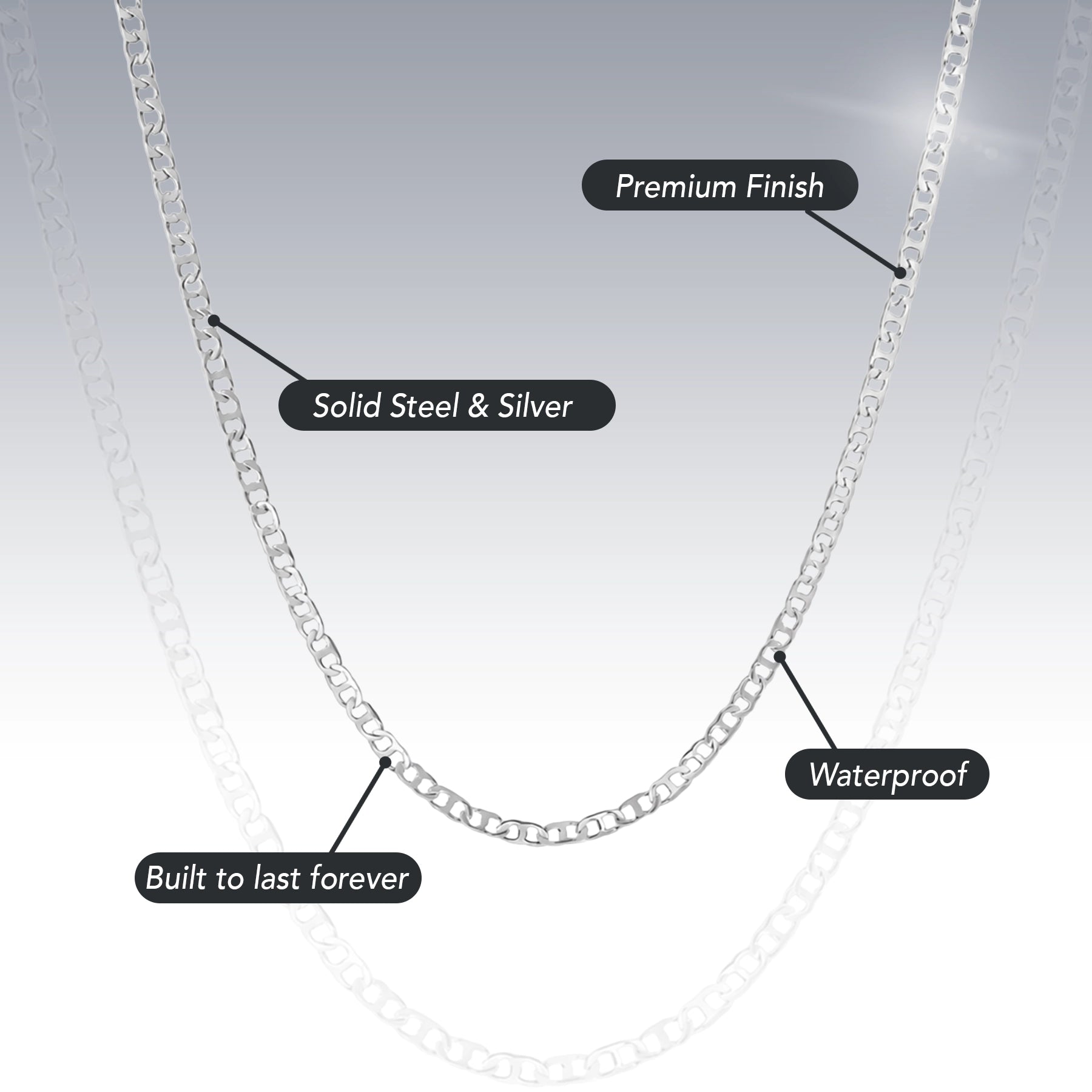 STAINLESS STEEL MARINER CHAIN