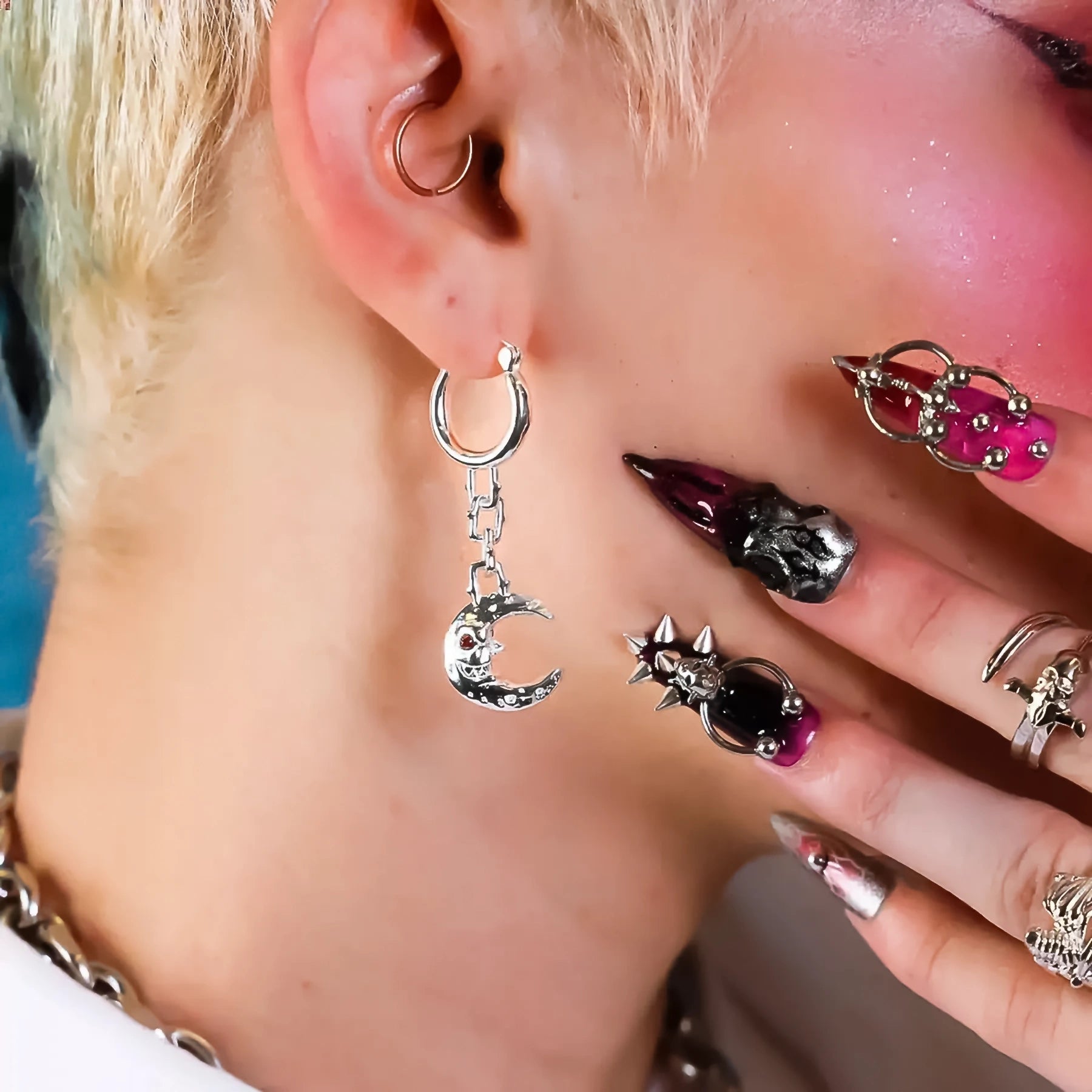 LUNA DANGLE EARRING - Hard Jewelry™