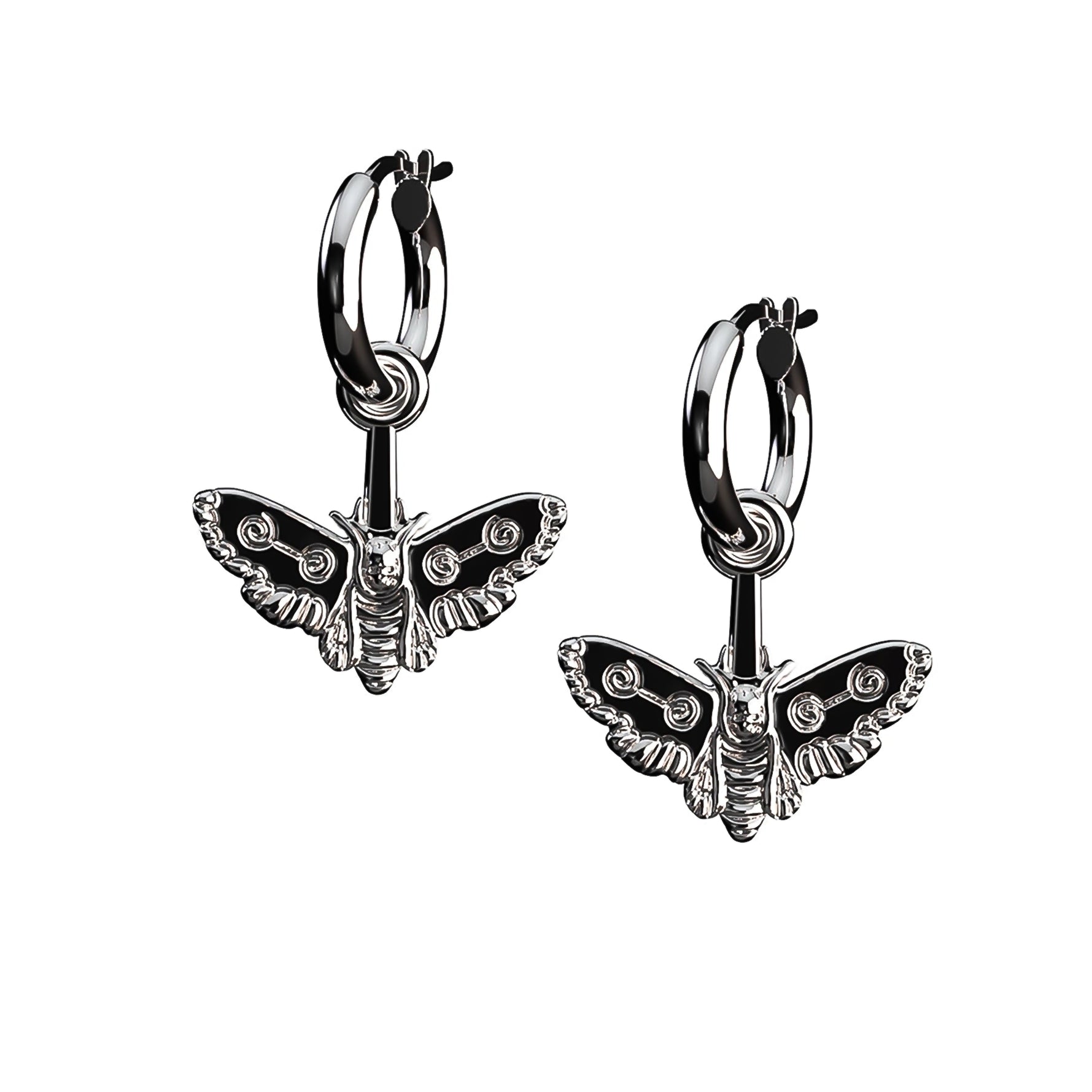 MOTH DANGLE EARRING - Hard Jewelry™