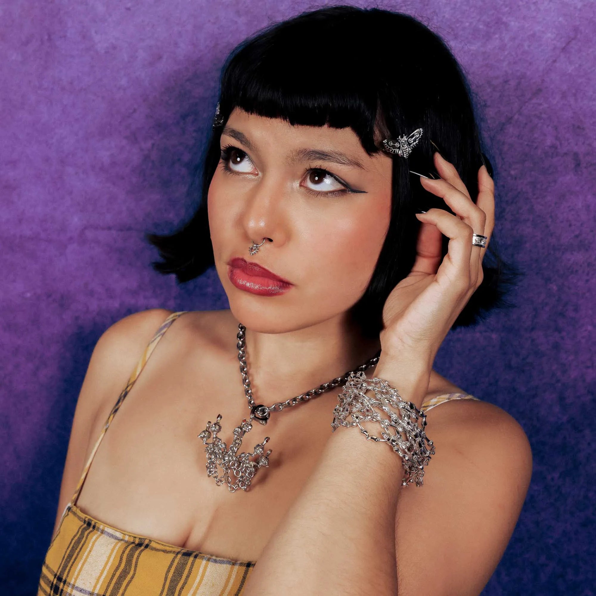 MOTH HAIR CLIP - Hard Jewelry™