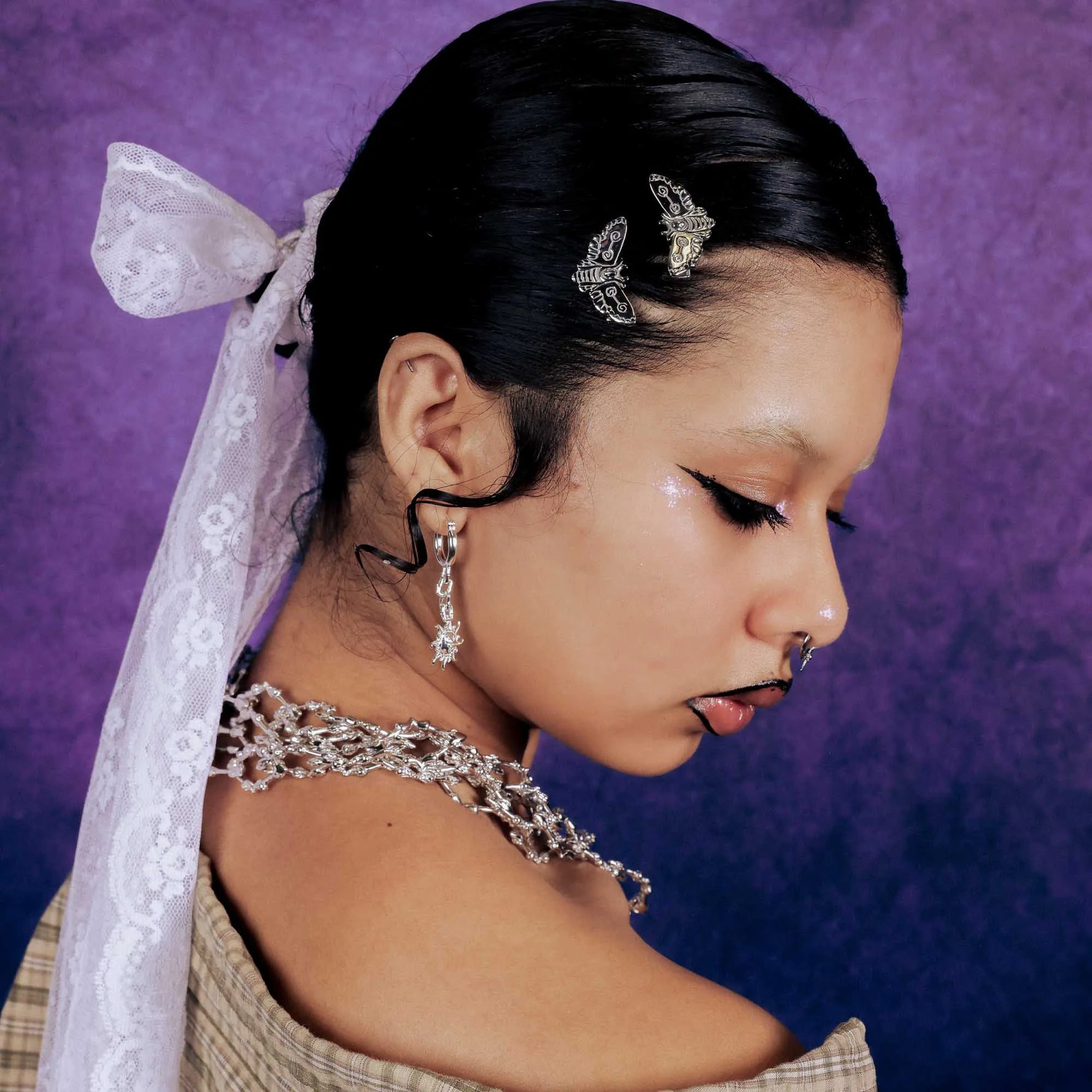 MOTH HAIR CLIP - Hard Jewelry™